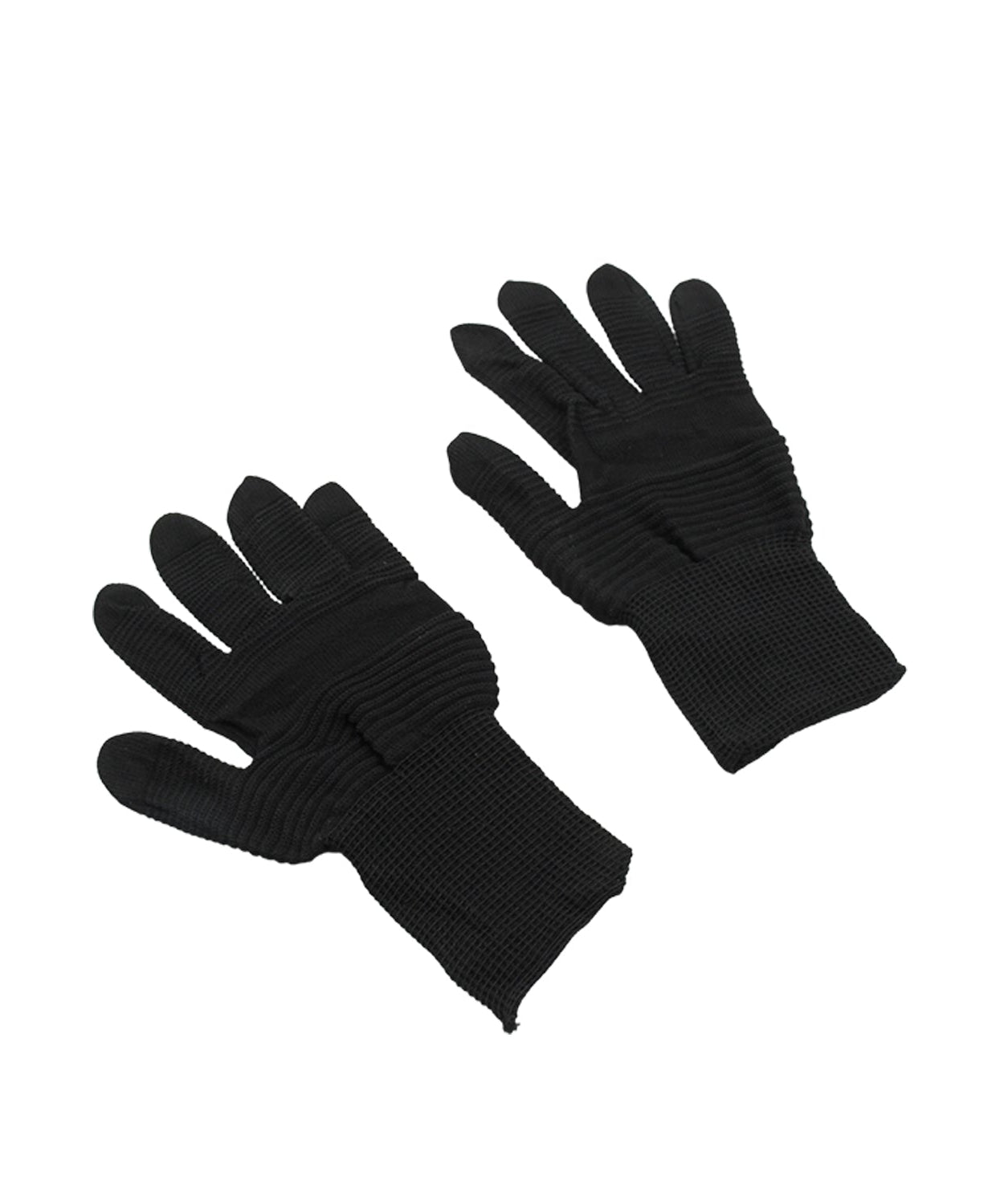 Gloves with heat and cut protection features