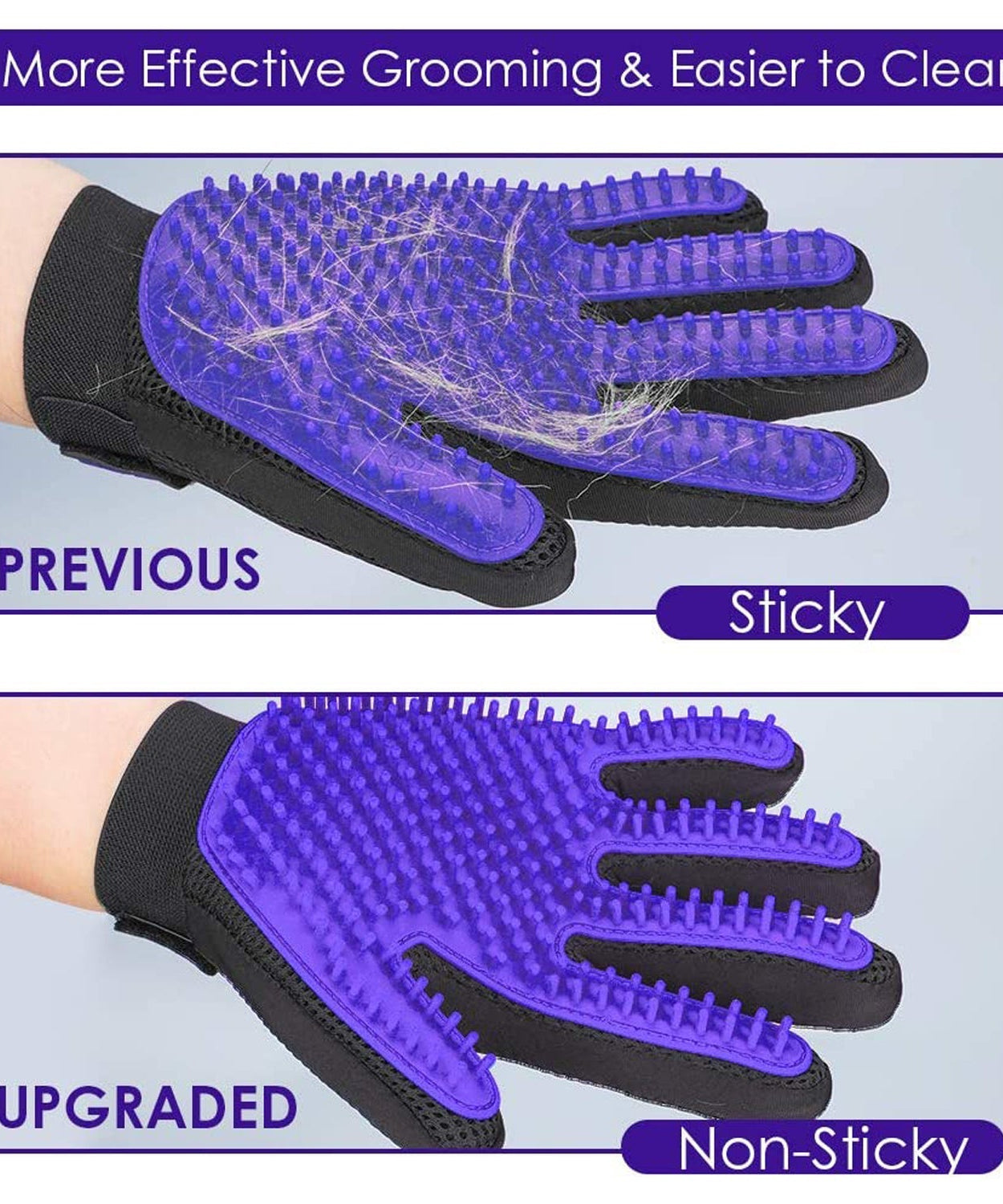 Multi-purpose purple cleaning brush