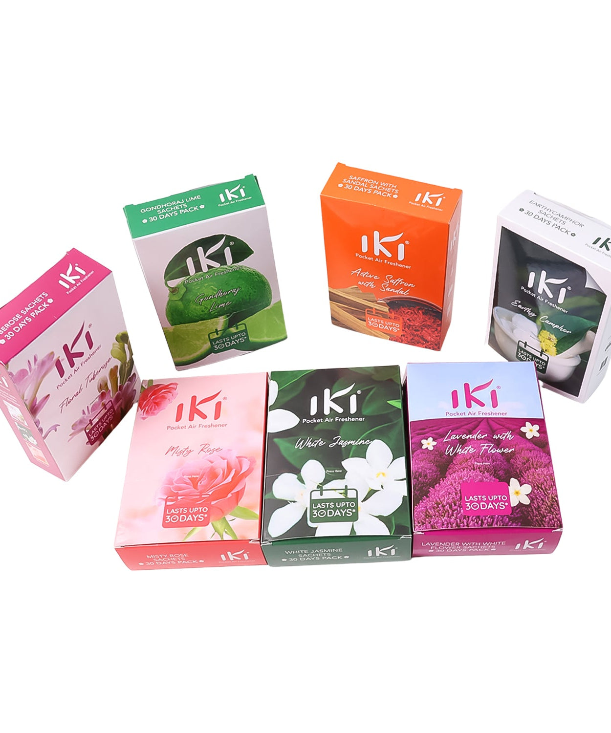 IKI Pocket Air Freshener Mix Flevar / Fragrance (1 Pkt / Inside 6 Pcs )