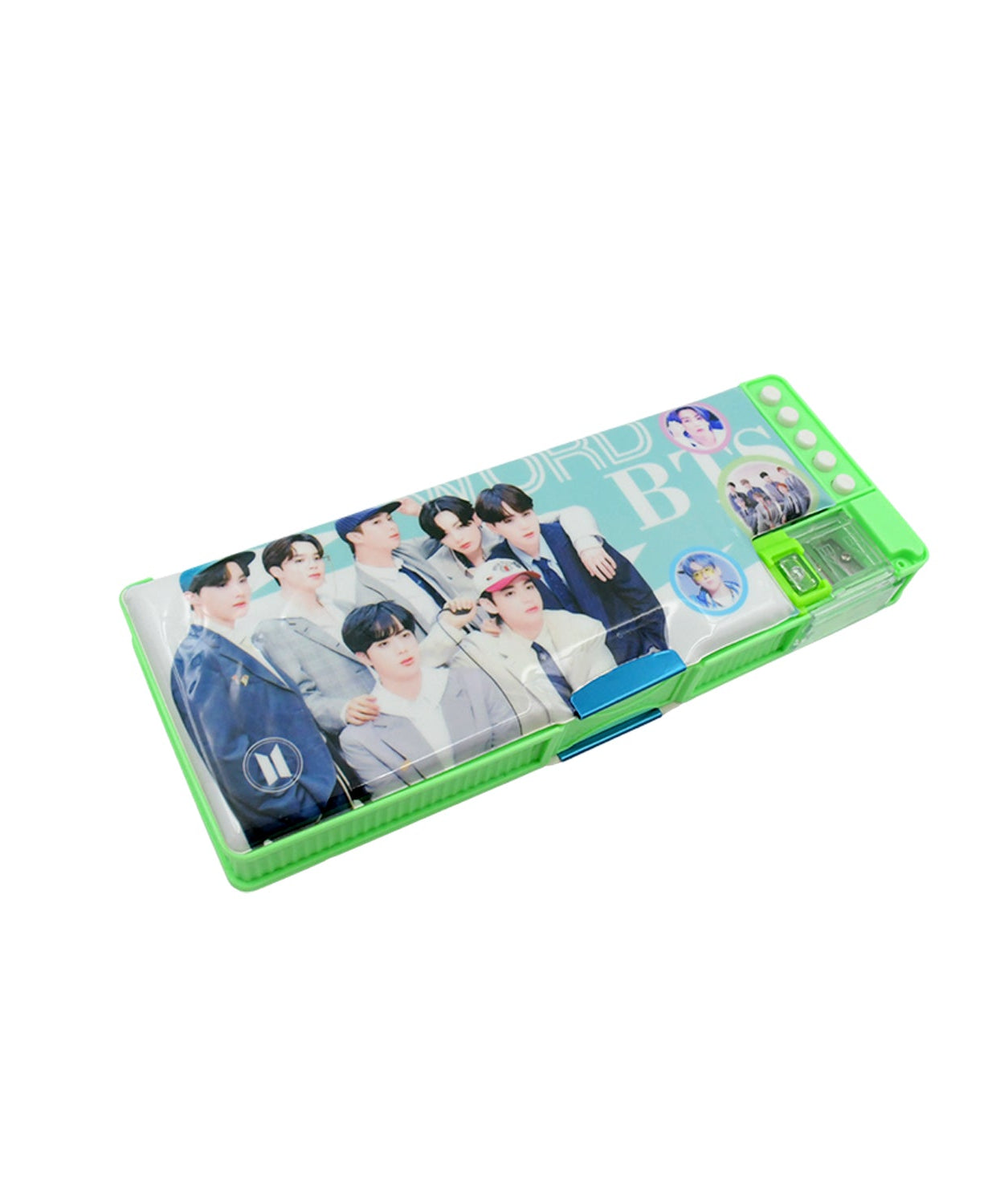 Multipurpose Compass Box (2 Compartments): Cartoon Pencil Case for Kids