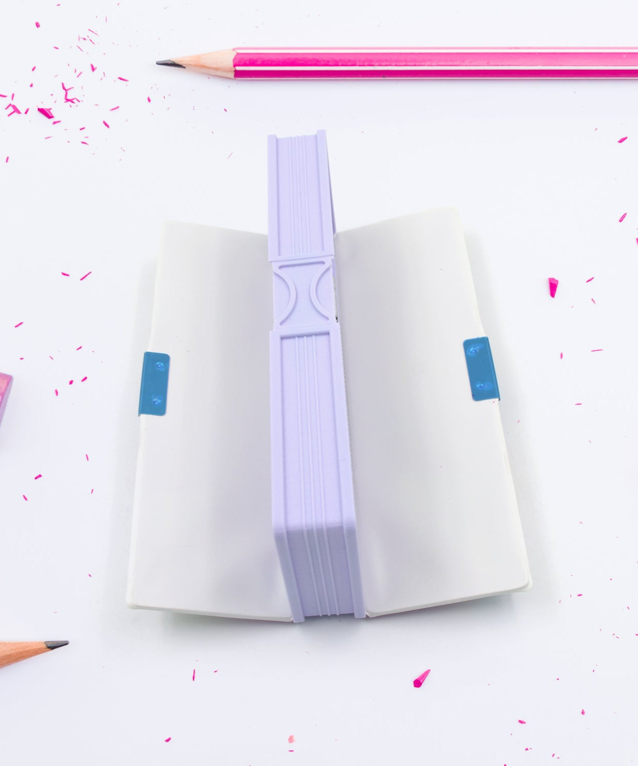 Multipurpose pencil case with double deck storage for school supplies