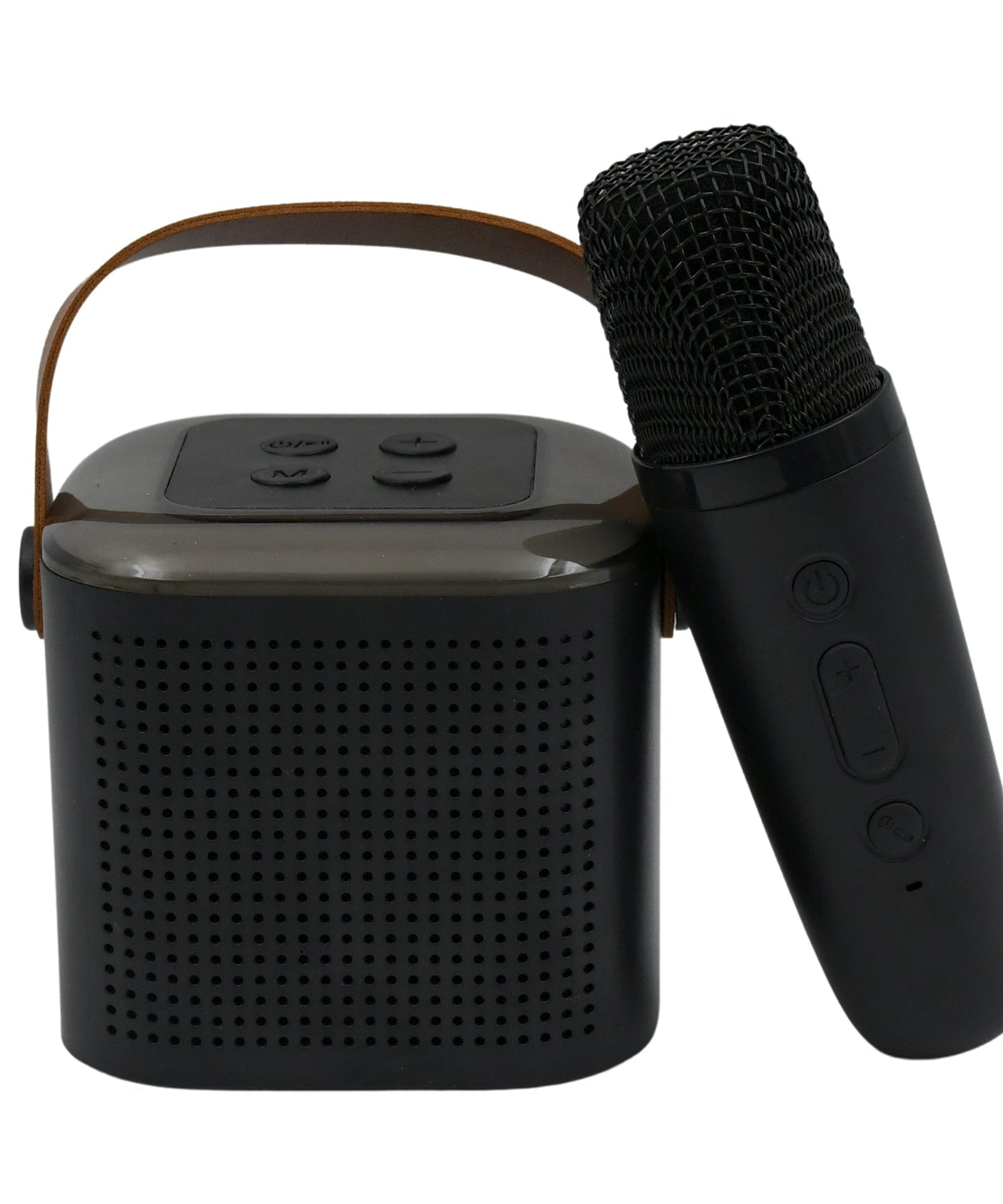 Wireless Speaker Microphone Set, RGB Light Support Memory Card PortableKaraoke Machine Perfect  for Travel TV