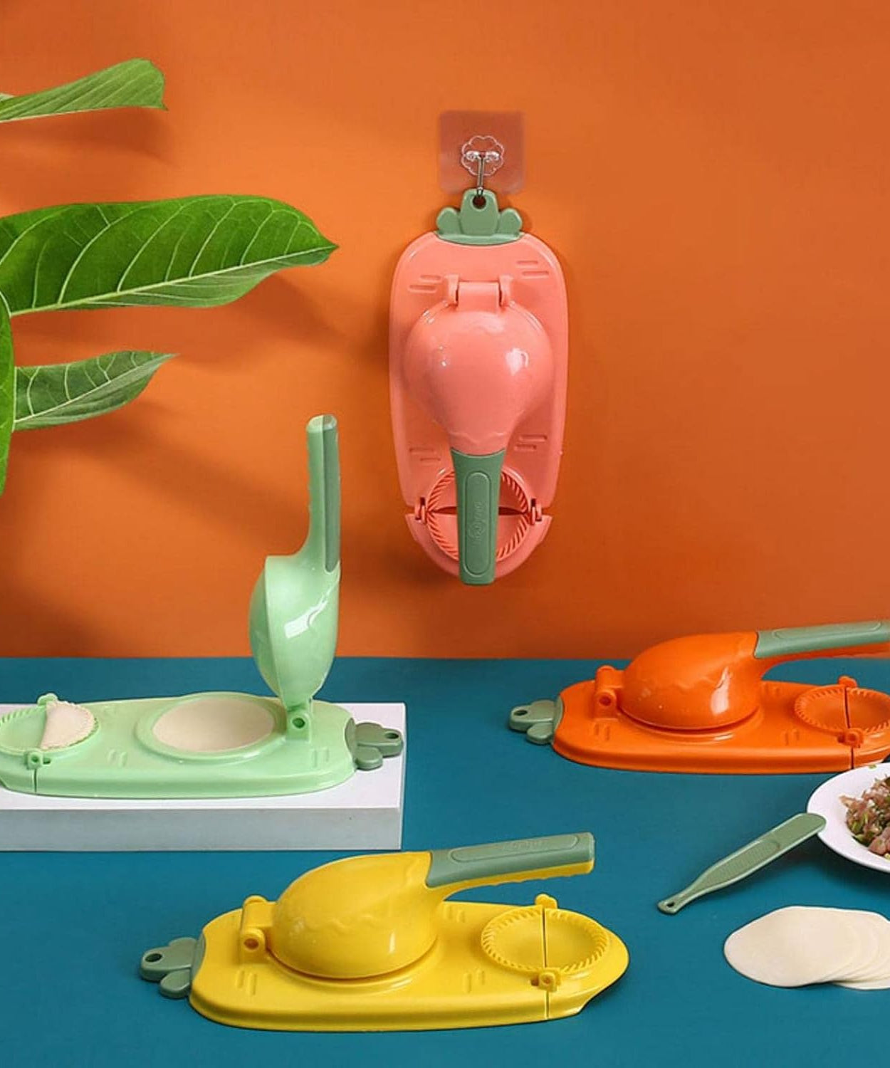 2 In 1 Dumpling Maker, Portable Dumpling Wrappers Maker (1 Pc)