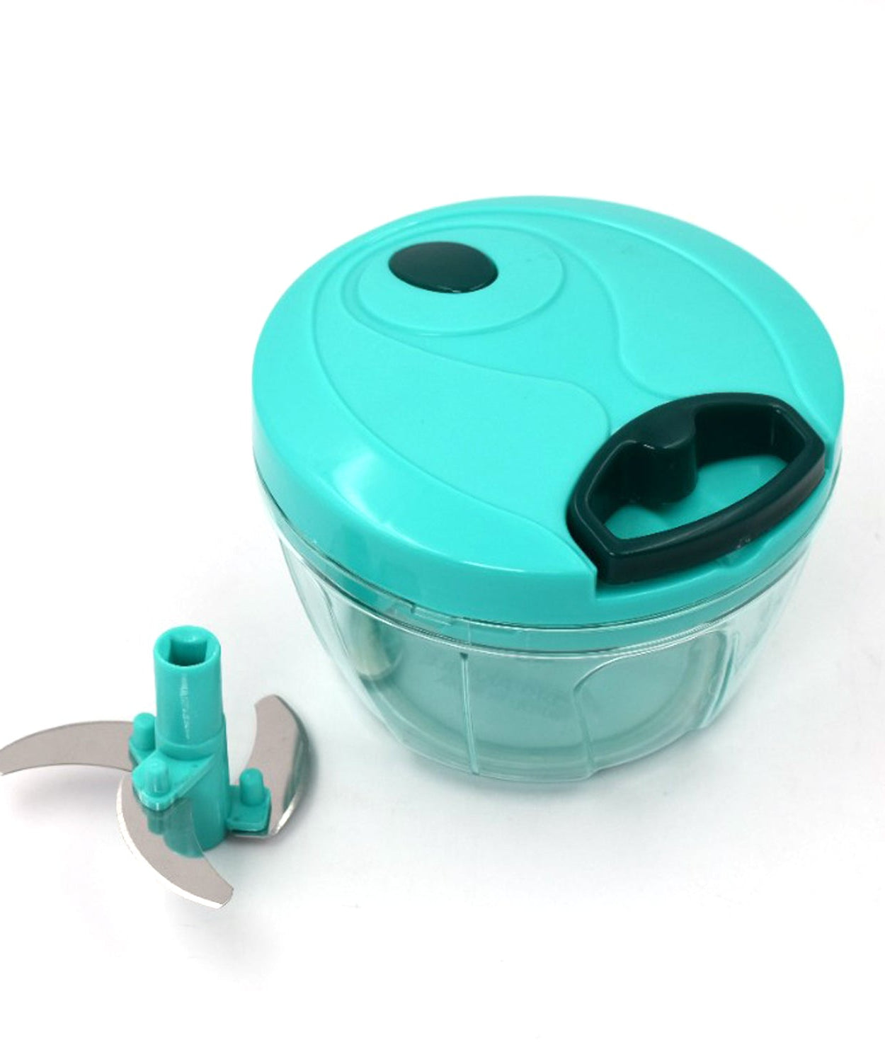 Handy Mini Plastic Vegetable Chopper Cutter, Onion Chopper Vegetables for Kitchen Accessories with 3 Blades