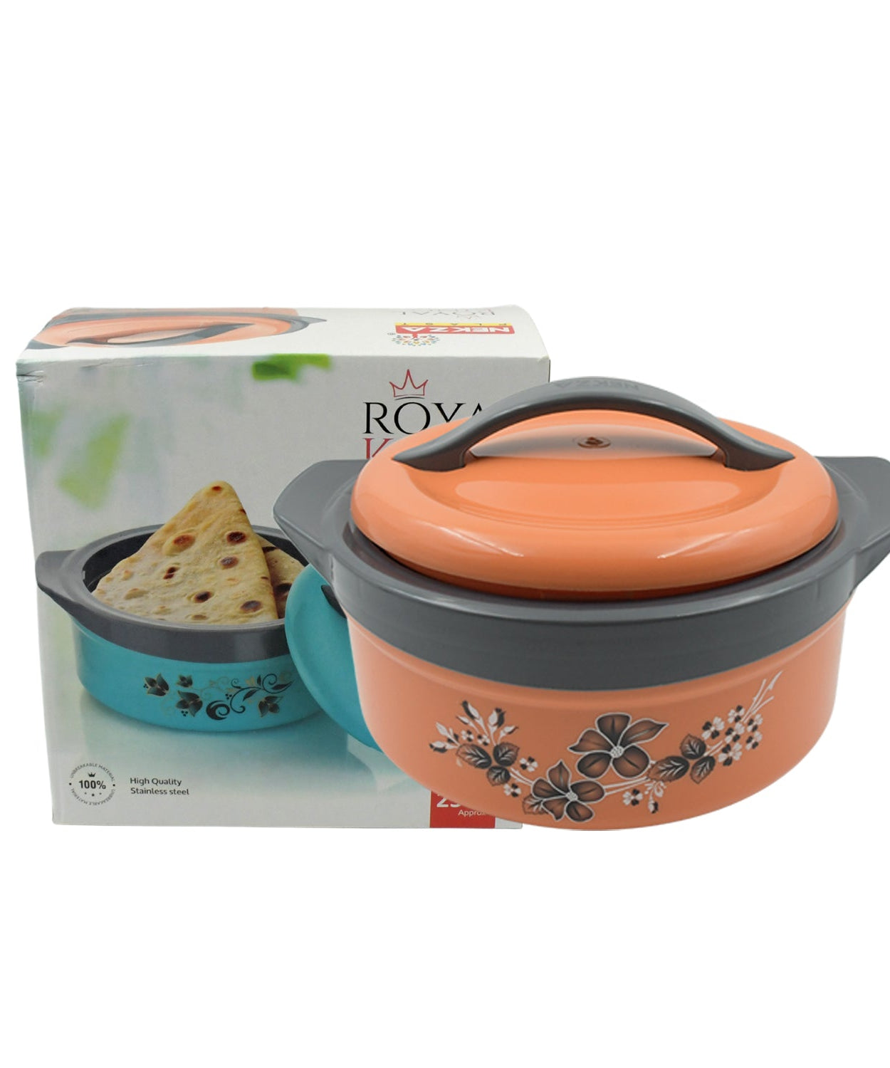 Chapati box with floral print