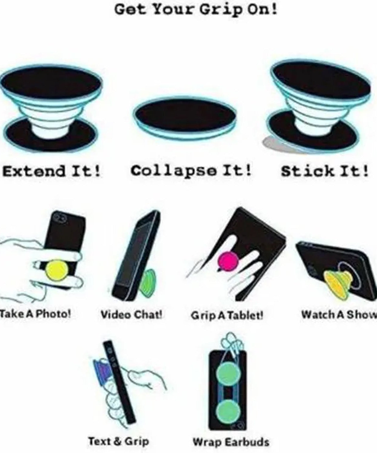  holder with transparent cover for mobile devices