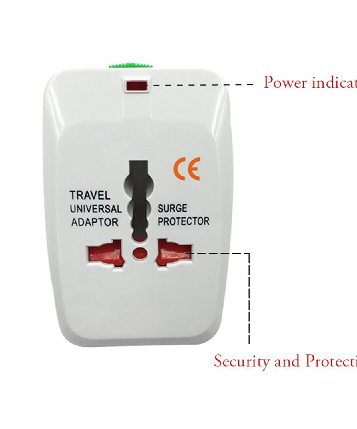 All-in-One Universal Worldwide Travelling AC Adaptor Plug (AU / UK / US / EU) International Power Charger Electric USB Power Plug Socket Adapter Converter (1 Pc)