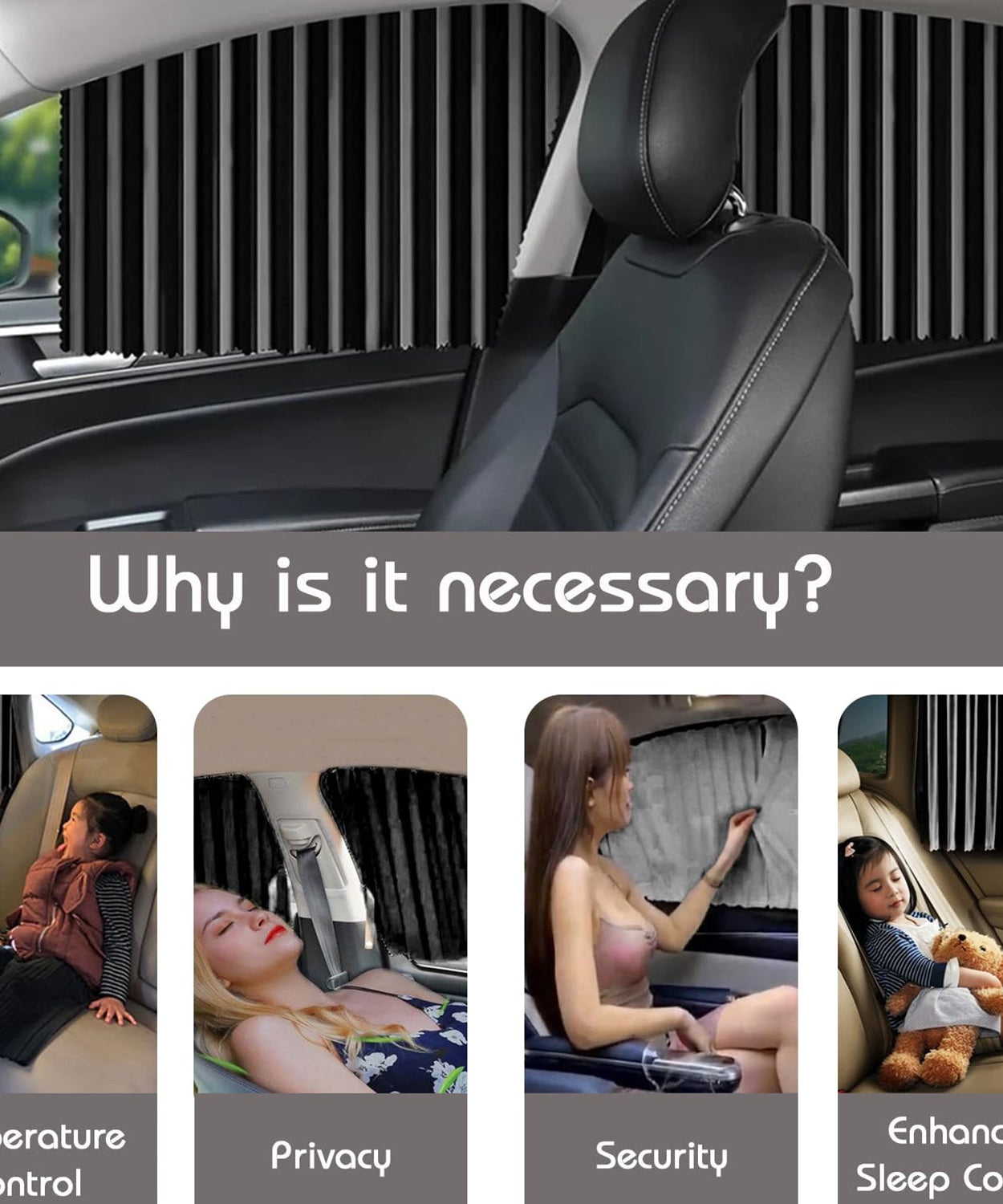 CoolRide Window Curtains