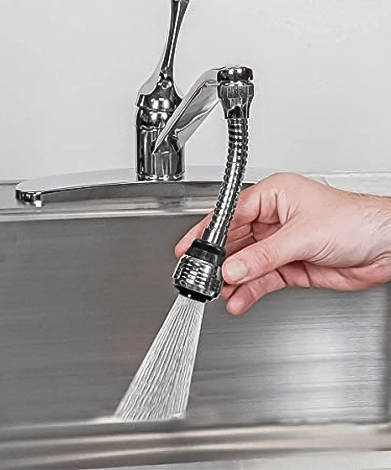 Water Faucet Sprayer Tap Extender for Kitchen Sink (1 Set)