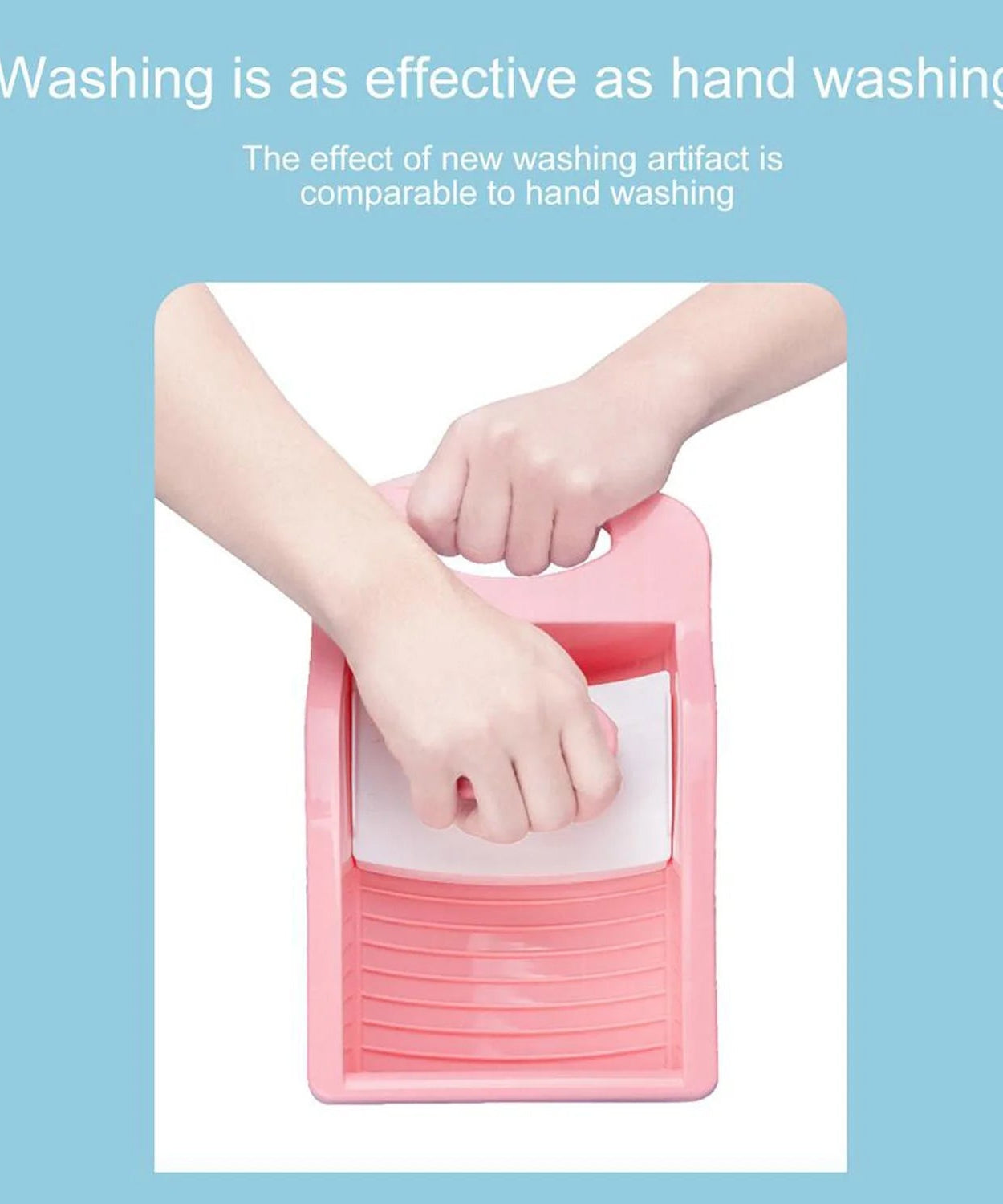 Compact socks washing board for effective laundry care