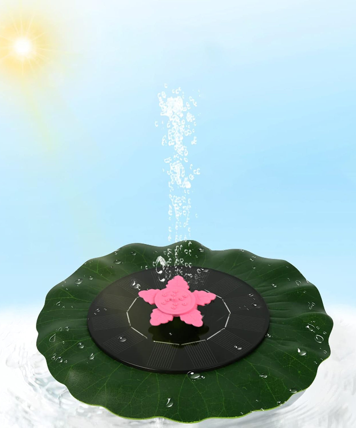 Bloom Wave Solar Floating Fountain