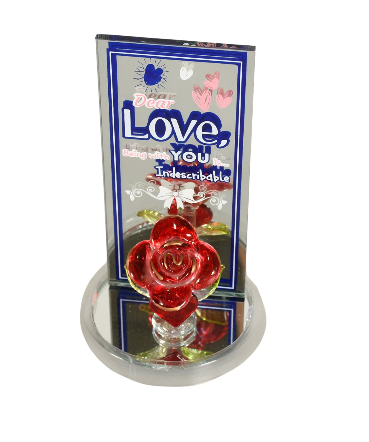 Lovely Rose Showpiece – Romantic Gift Set for All Occasions (1 Pc)