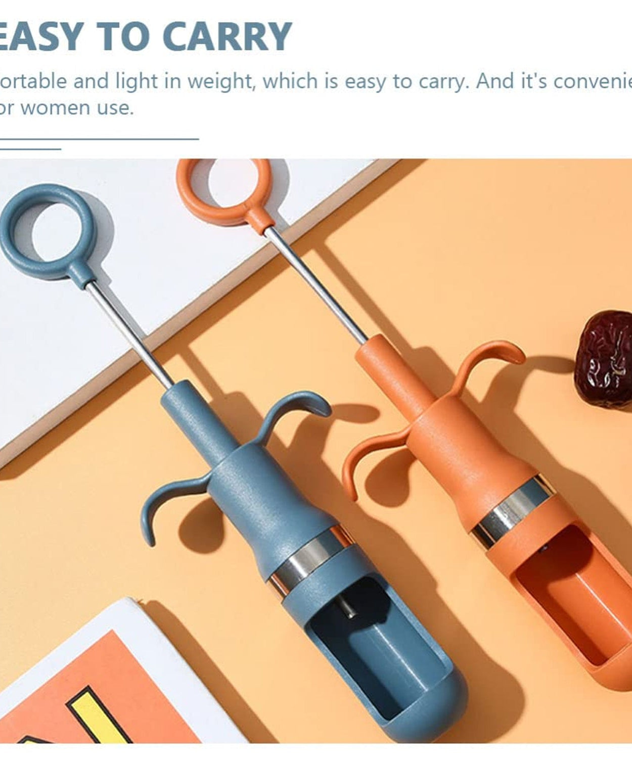 Quick cherry pitter tool for easy removal of cherry pits, perfect for kitchen use.