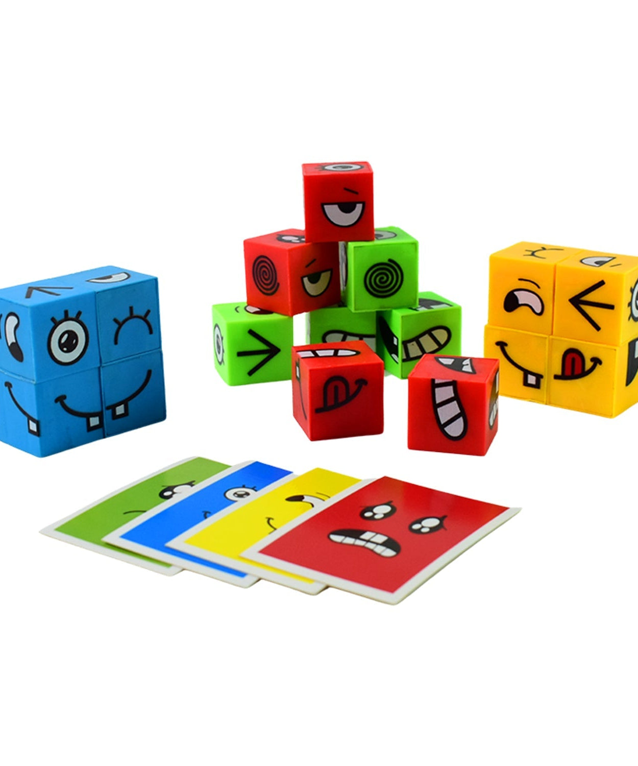 Emotions Learning Cubes Toy Set for Early Education