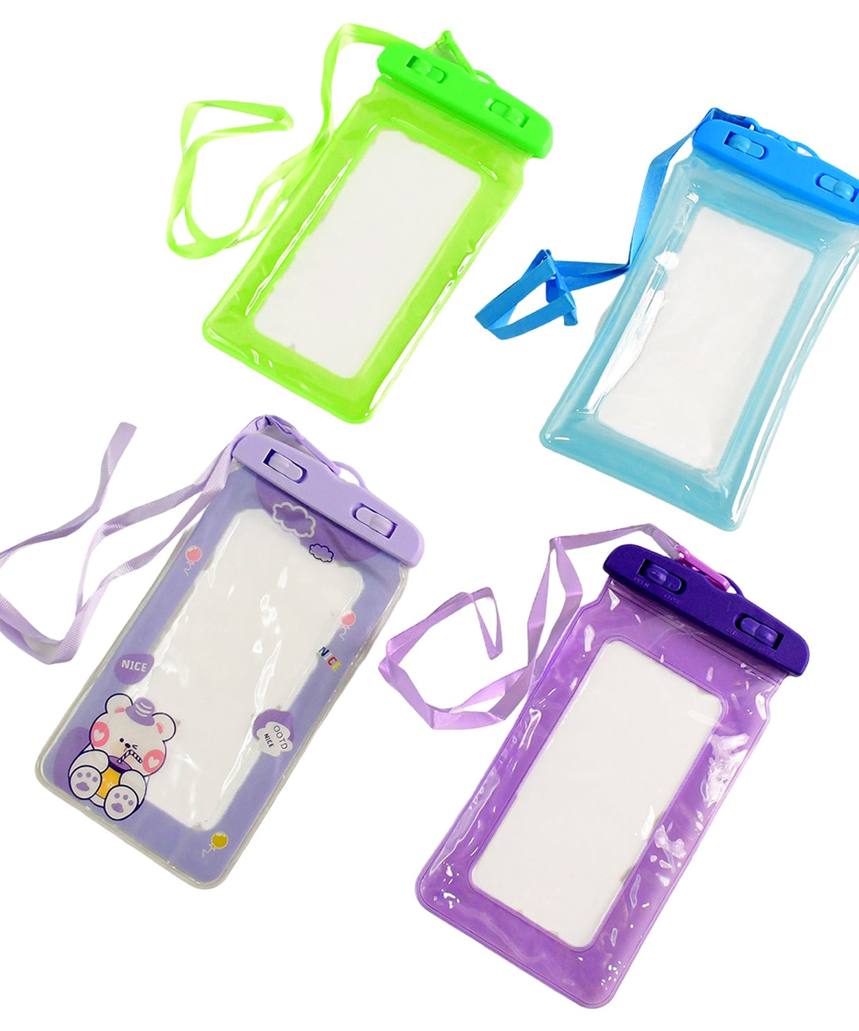 Pouch Cover Mobile Water Protector (1 Pc / Mix Color / Mix Design)