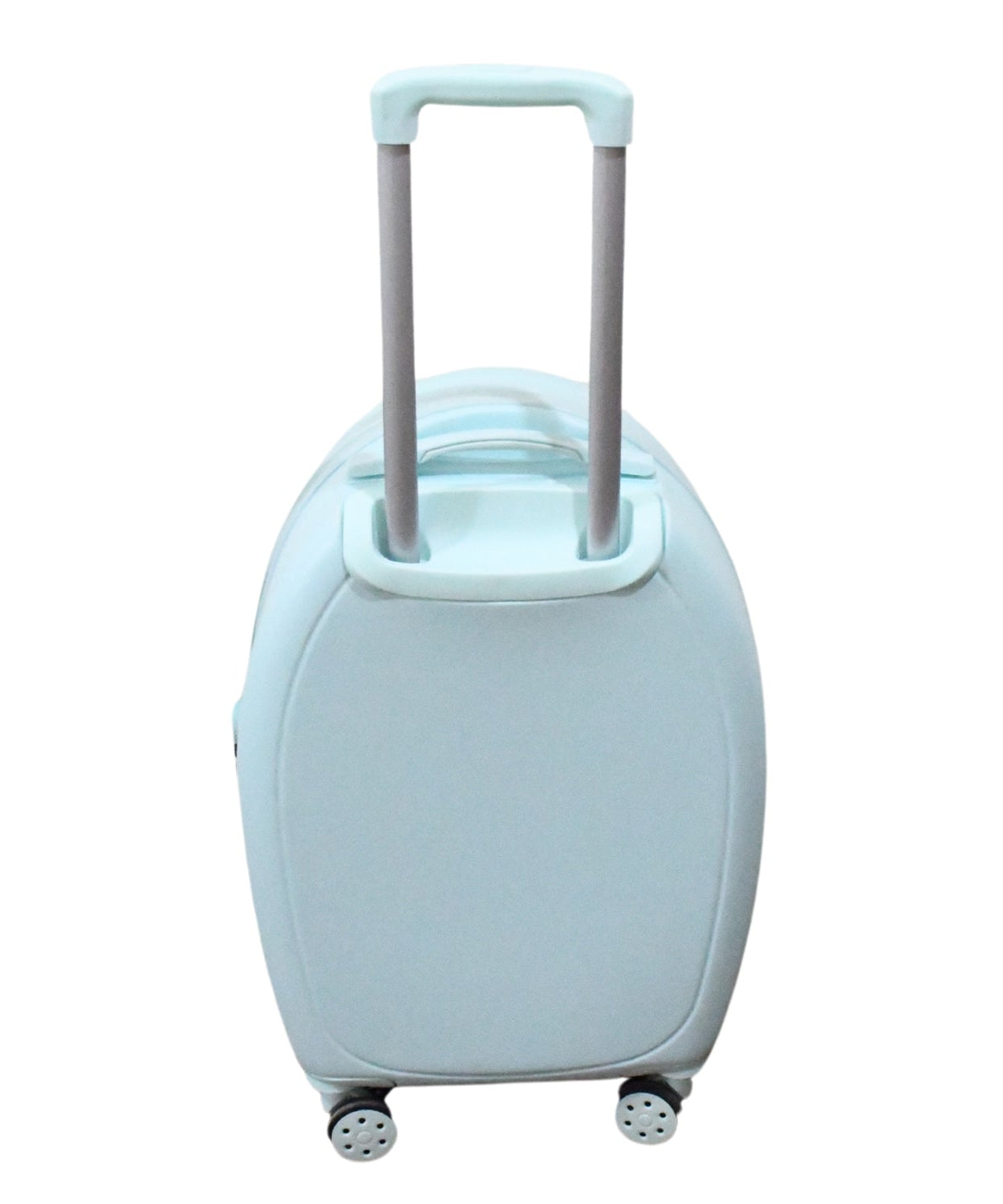 17849 Suitcase For Kids, Girls Green Small Cabin Hard Cover Holiday Carry On Trolley with Extendable Handle, Children's Luggage, Trolley Rolling Luggage for Toddlers Men Woman (Mix Color)