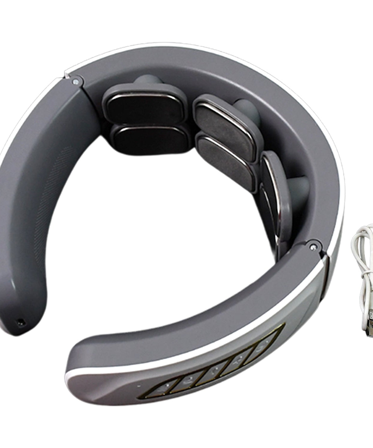 6 Heads Smart Electric Neck and Back Pulse Massager Wireless (1 Pc)