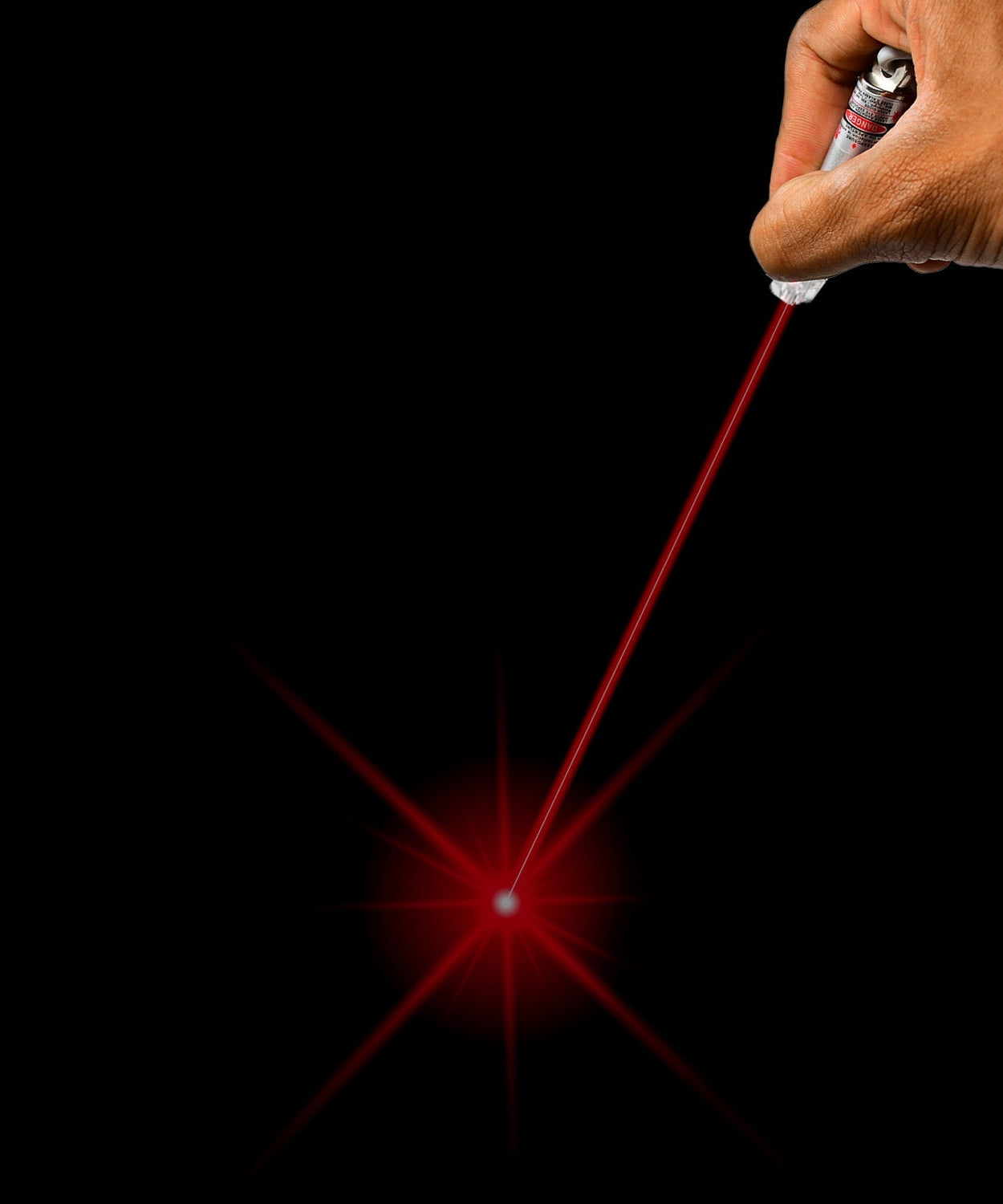 3 in 1 LED flashlight, torch keychain, and laser pointer