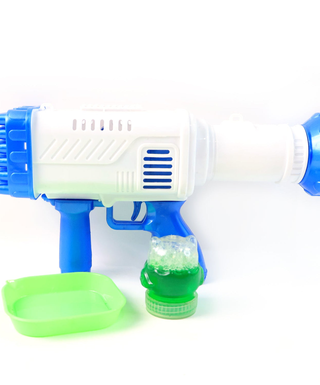 32 Holes Big Rechargeable Powerful Machine Bubble Gun Toys (1 Set)