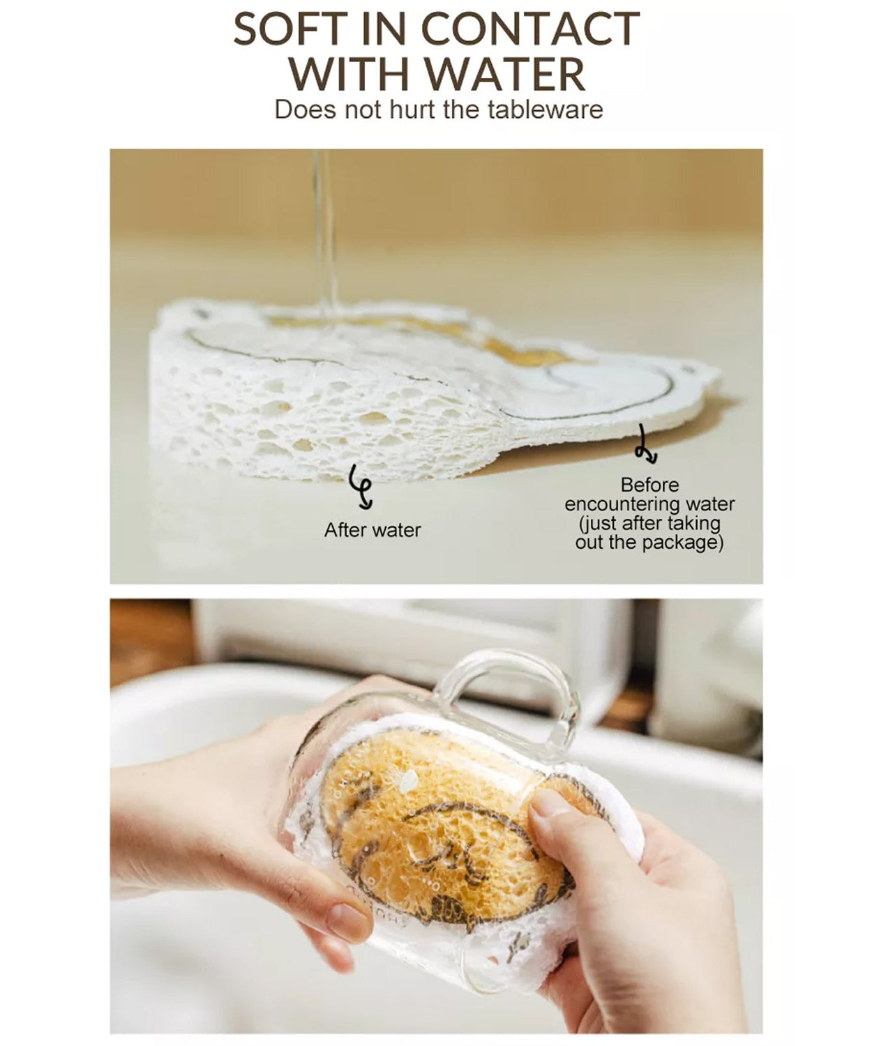 Absorbing pad with cartoon design for kitchen use