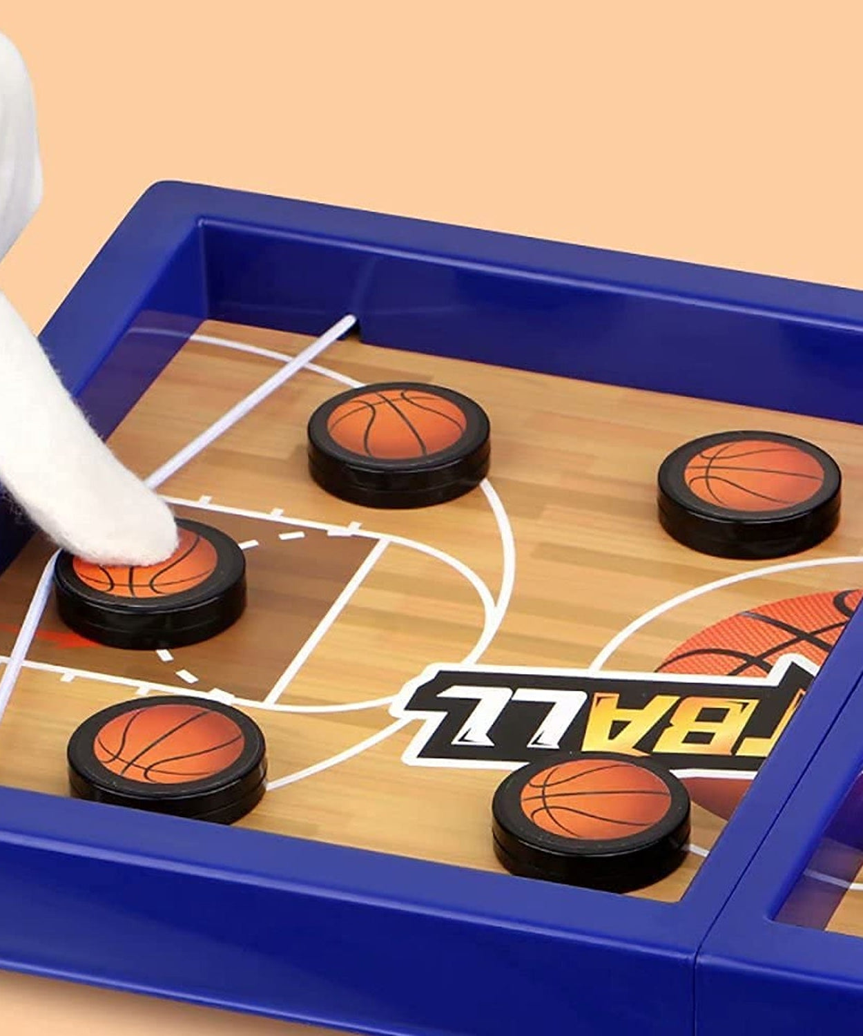 Fast Sling Basketball Puck Game Paced Table Desktop Battle Ice Hockey Game for Adults and Kids Parent-Child Winner Board Games Interactive Toy, Desktop Table Game