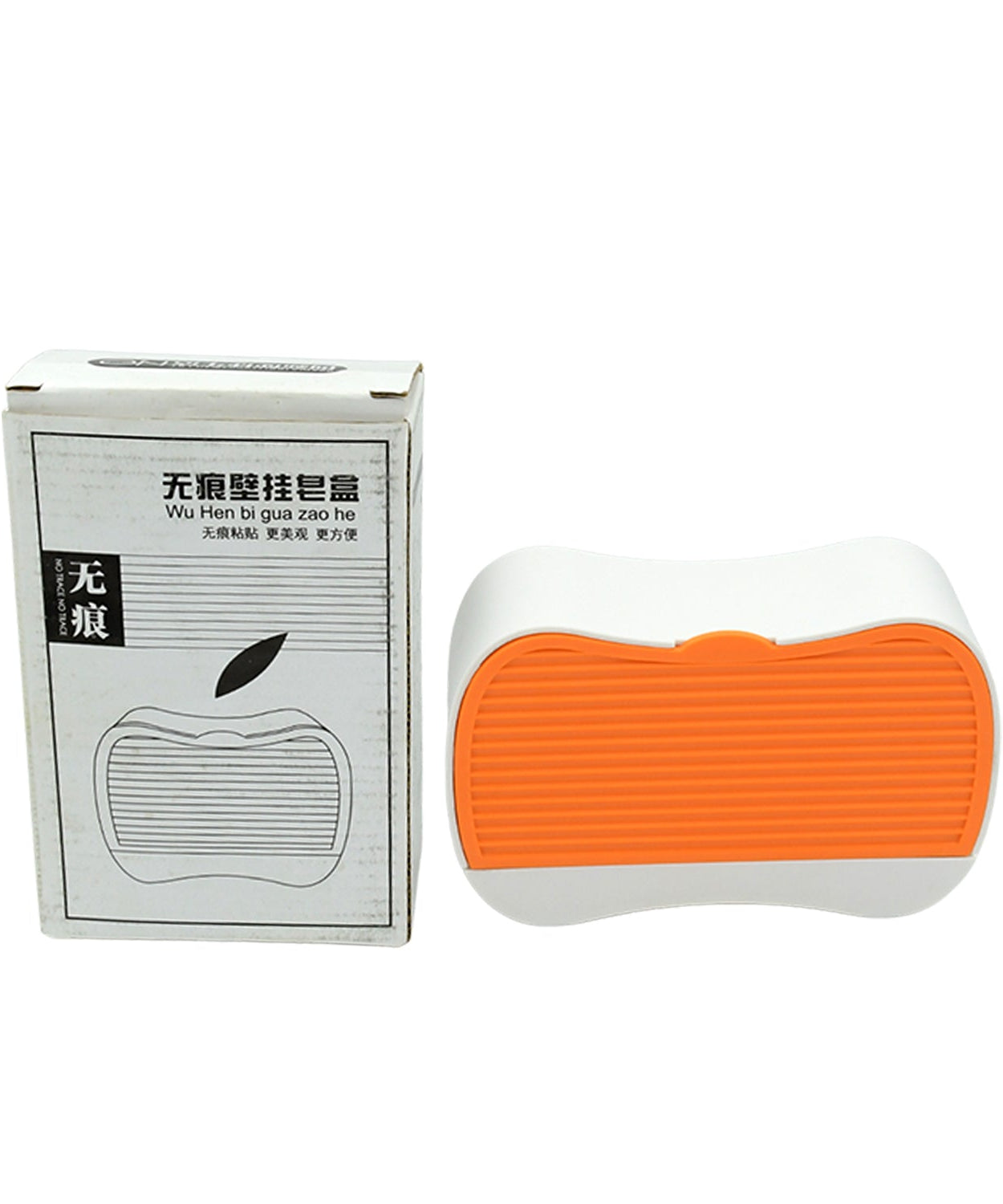 Portable soap holder for travel, featuring a space-saving design.