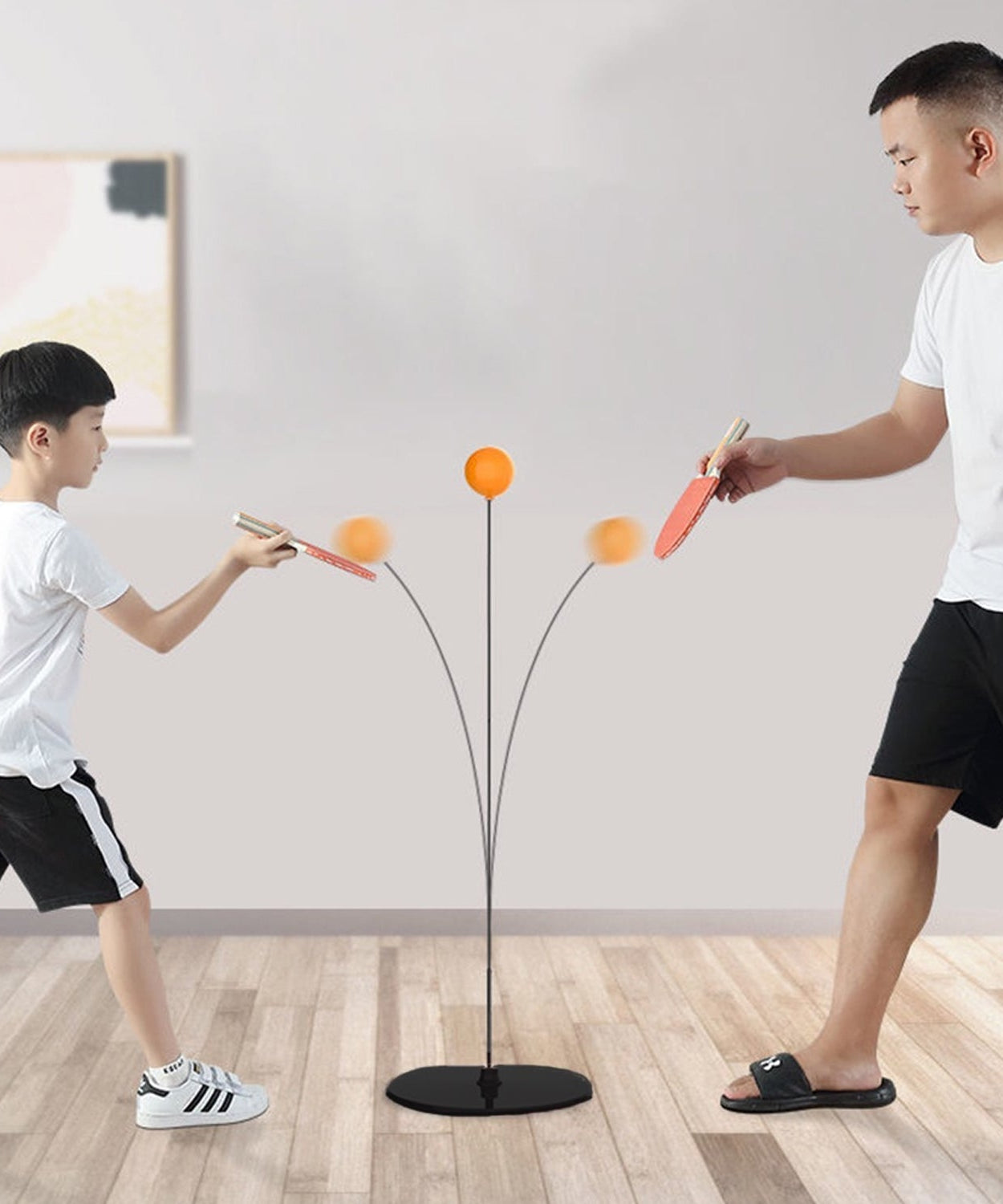 Portable Wiff Waff Rebound Table Tennis Trainer Set (1 Set)