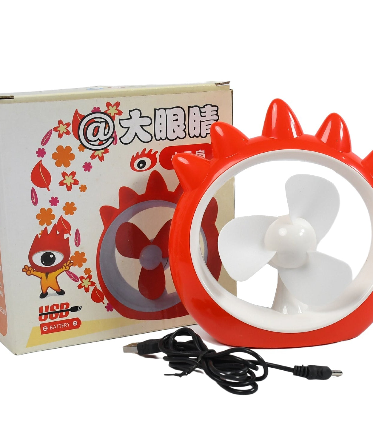 Mini Desktop Fan – Rechargeable USB Cooling Fan for Home, Office & Car (Battery Not Included)