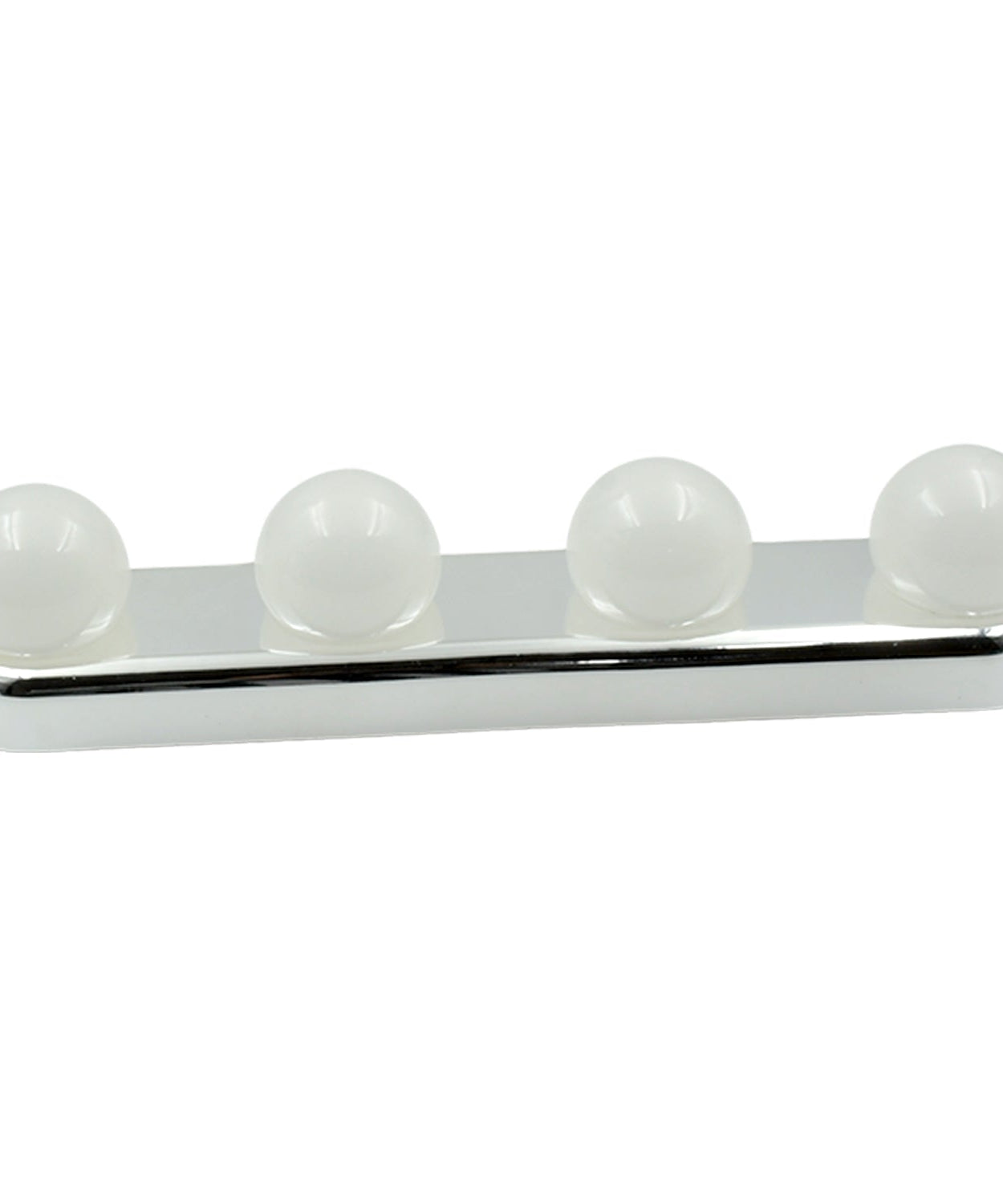 Makeup mirror with bright LED lights from the side