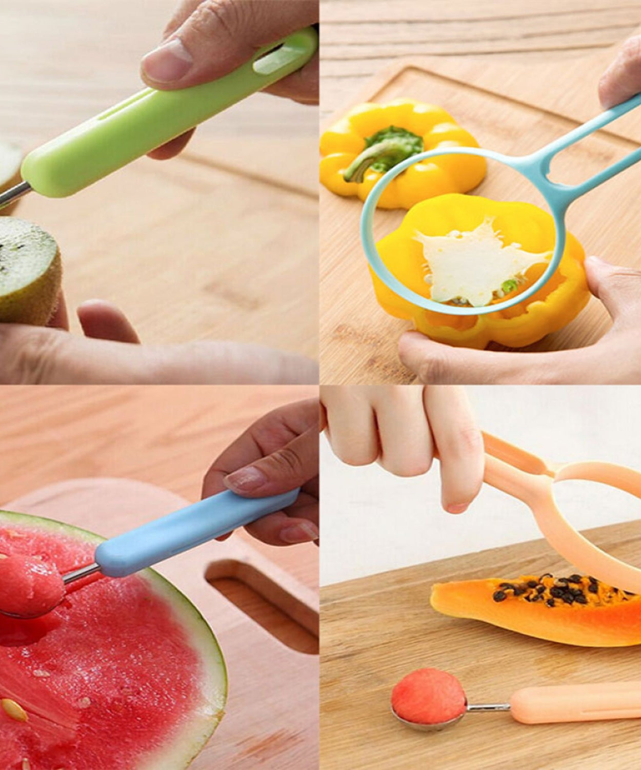 2-in-1 Fruit Peeler & Baller for Avocado & Watermelon (1 Pc, Kitchen)