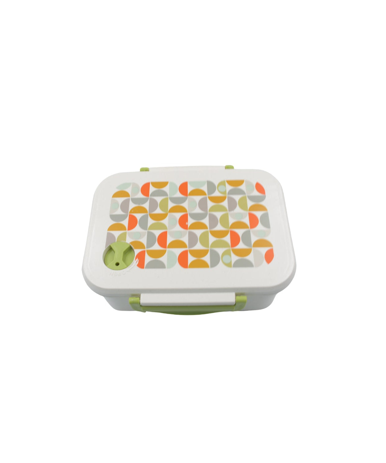 Lunch box with 3 compartments, leak-proof design and spoon