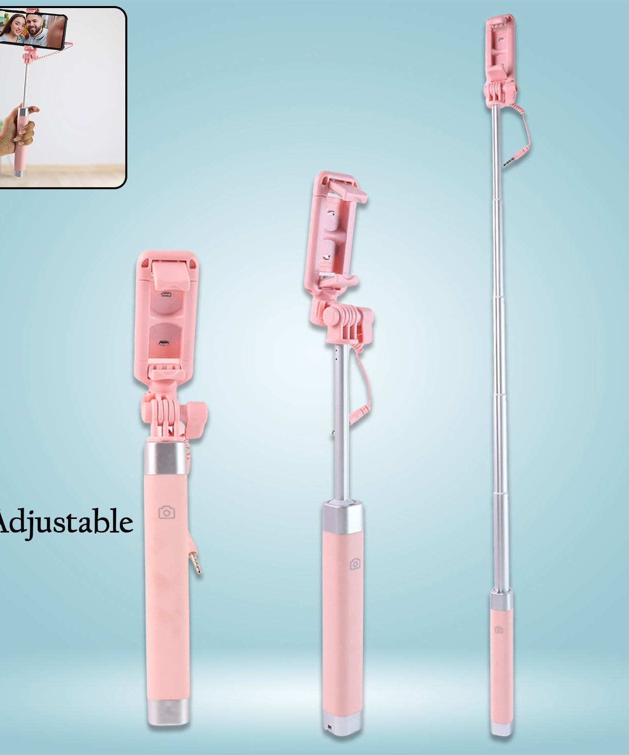 Wired Shutter Selfie Stick