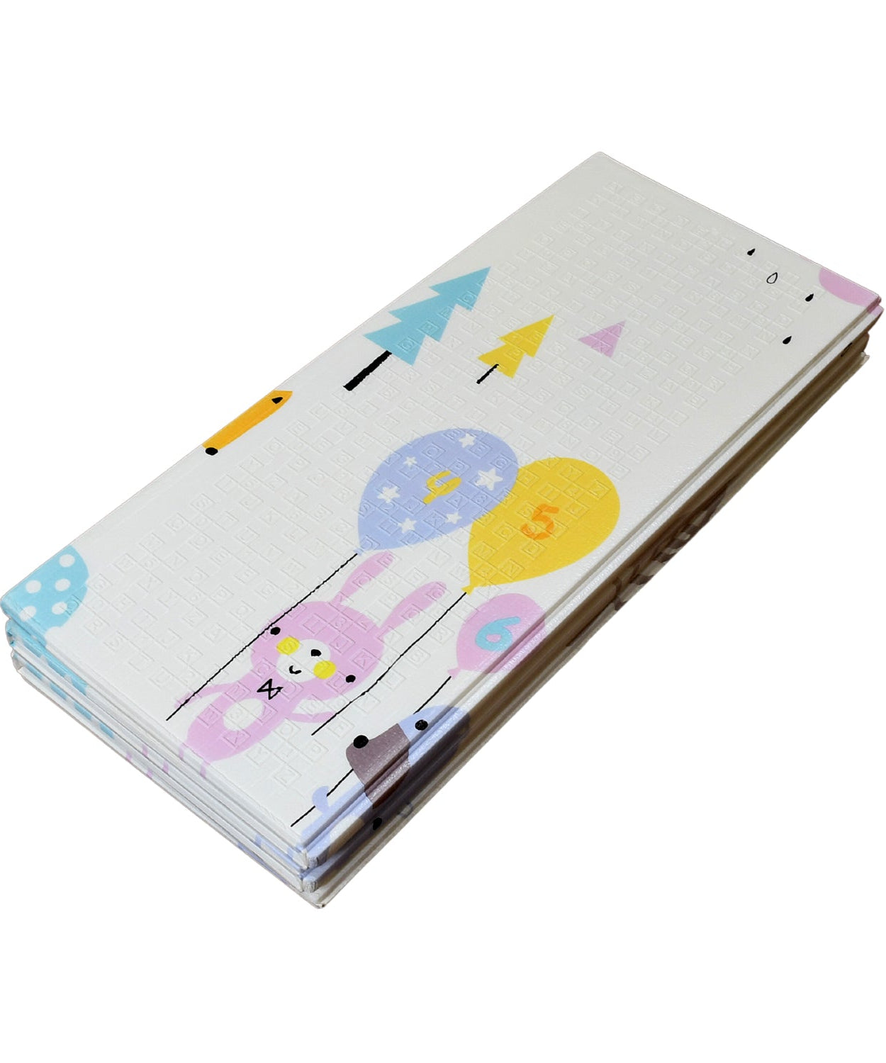 Baby crawling mat, soft and thick foam, waterproof, reversible, and toxic-free, 197x176 cm.