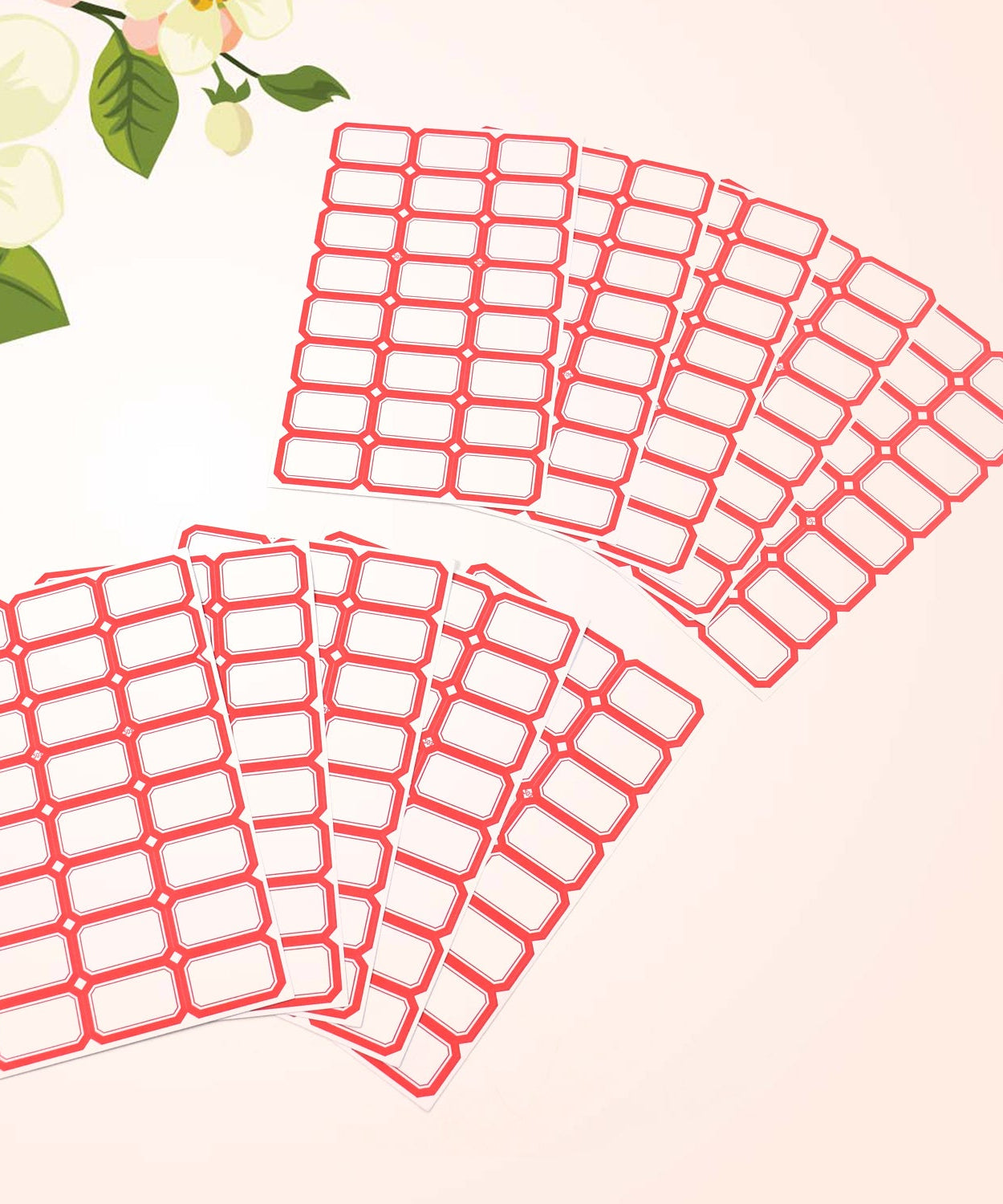 Multipurpose Blank Label Sticker Sheets