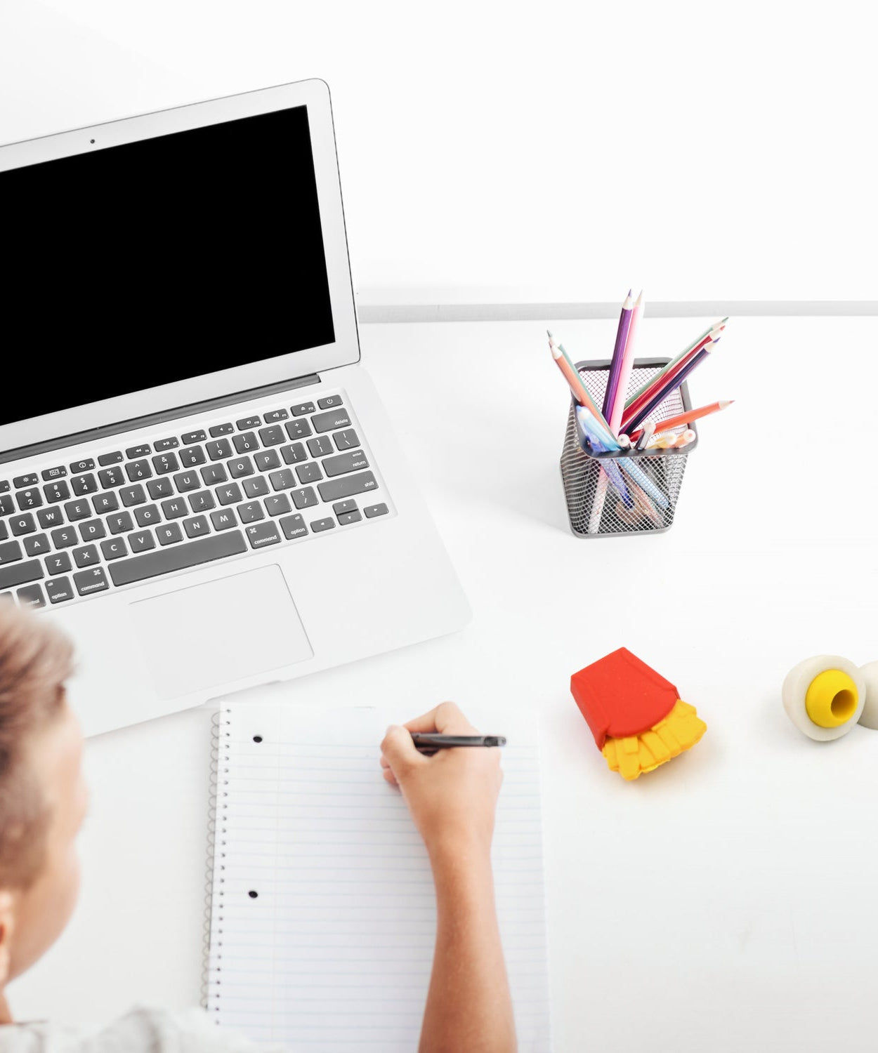 3D Food-Shaped Colorful Eraser Set – Cute Novelty Mini Erasers for Kids (5 Pc Set)