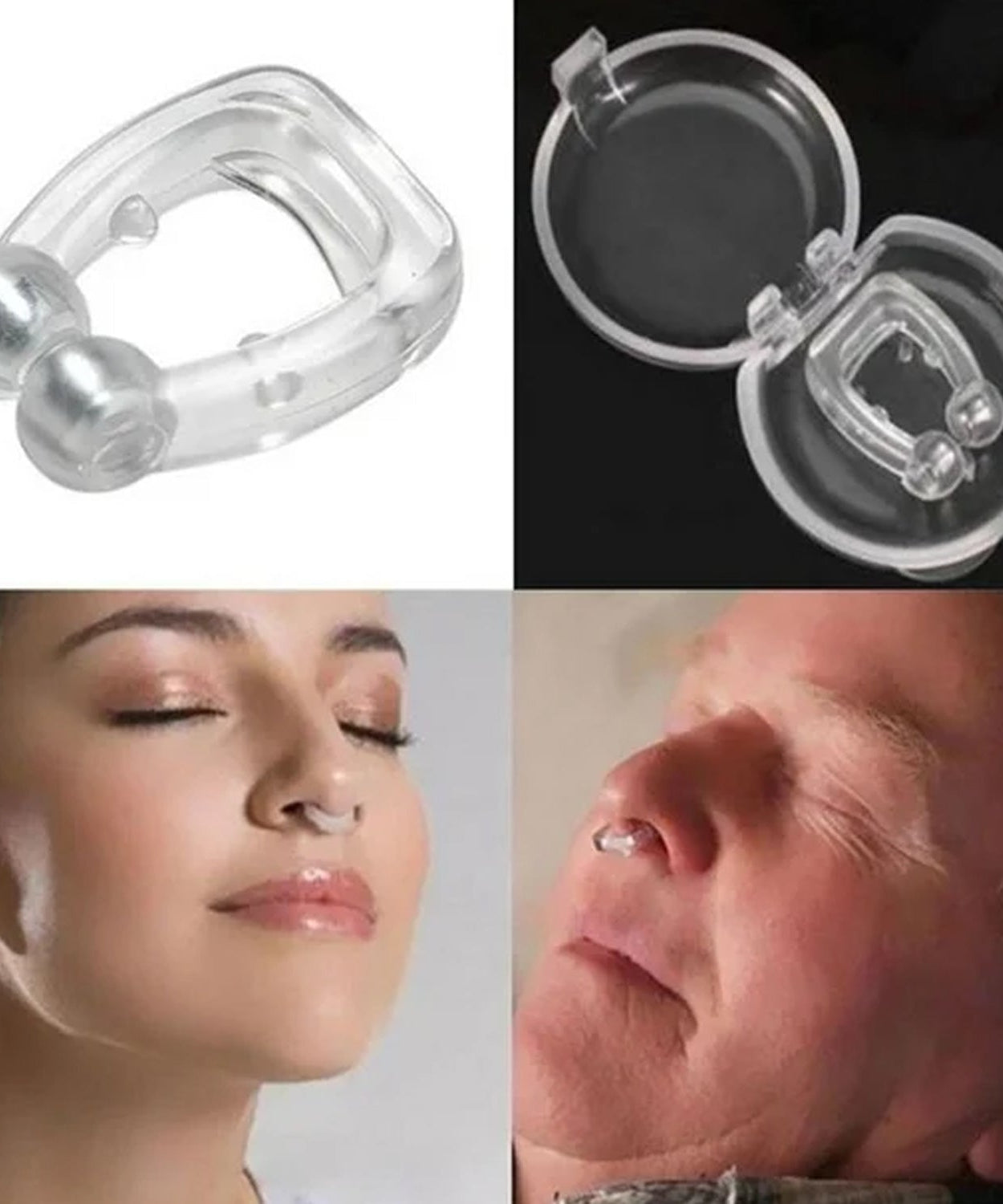 Anti Snore device for men and woman Silicone Magnetic Nose Clip For heavy Snoring sleeper, Snore Stopper, Anti Snoring Device (1 Pc)