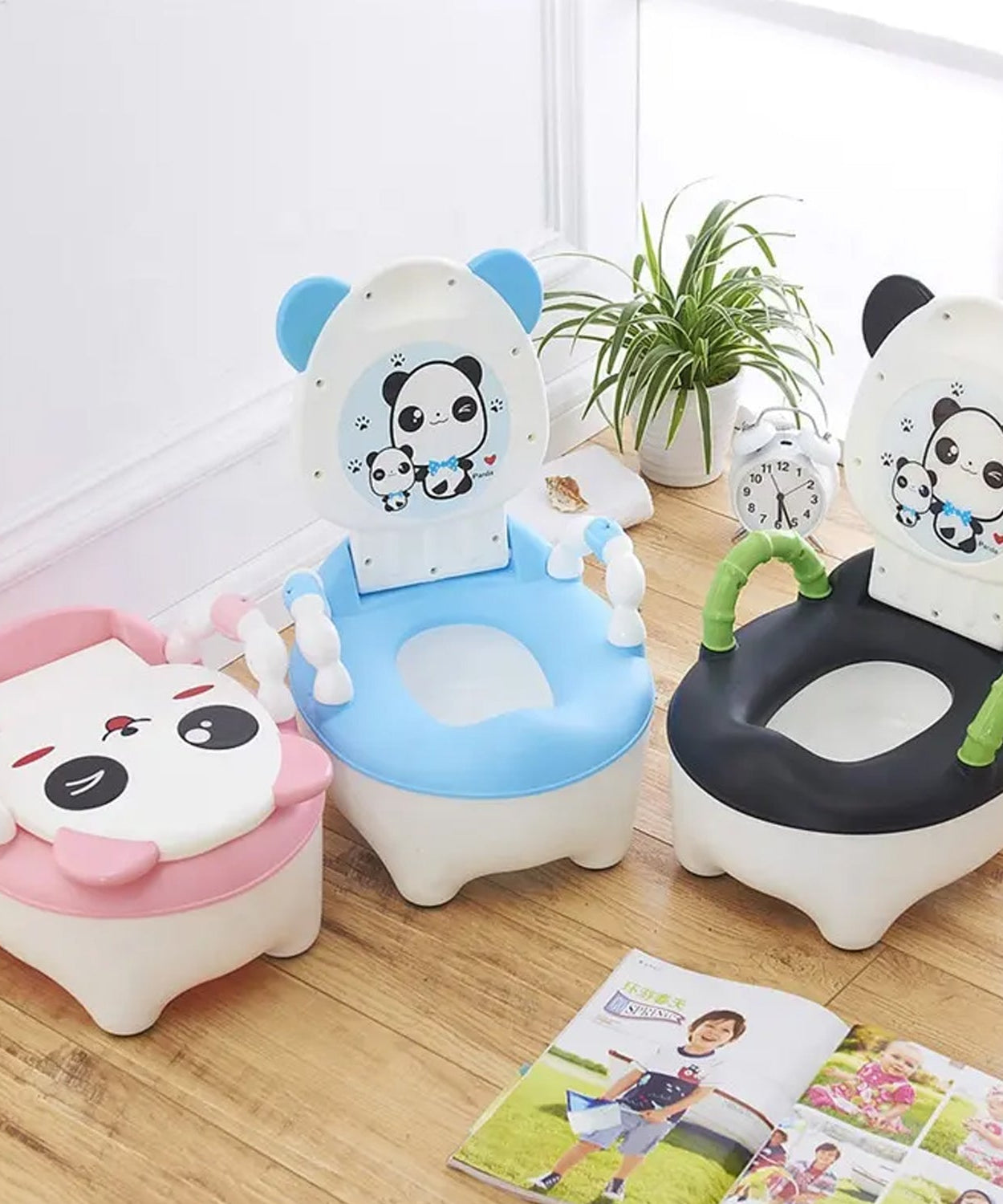 Baby portable Toilet, Baby Potty Training Seat Baby Potty Chair for Toddler Boys Girls Potty Seat for 1+ year child