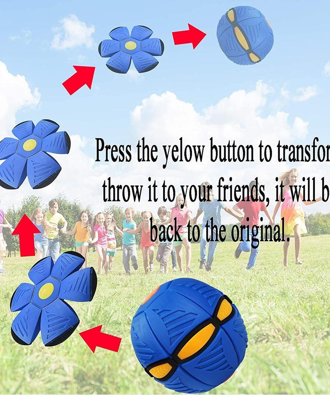 Flying toy disc with LED lights for nighttime fun