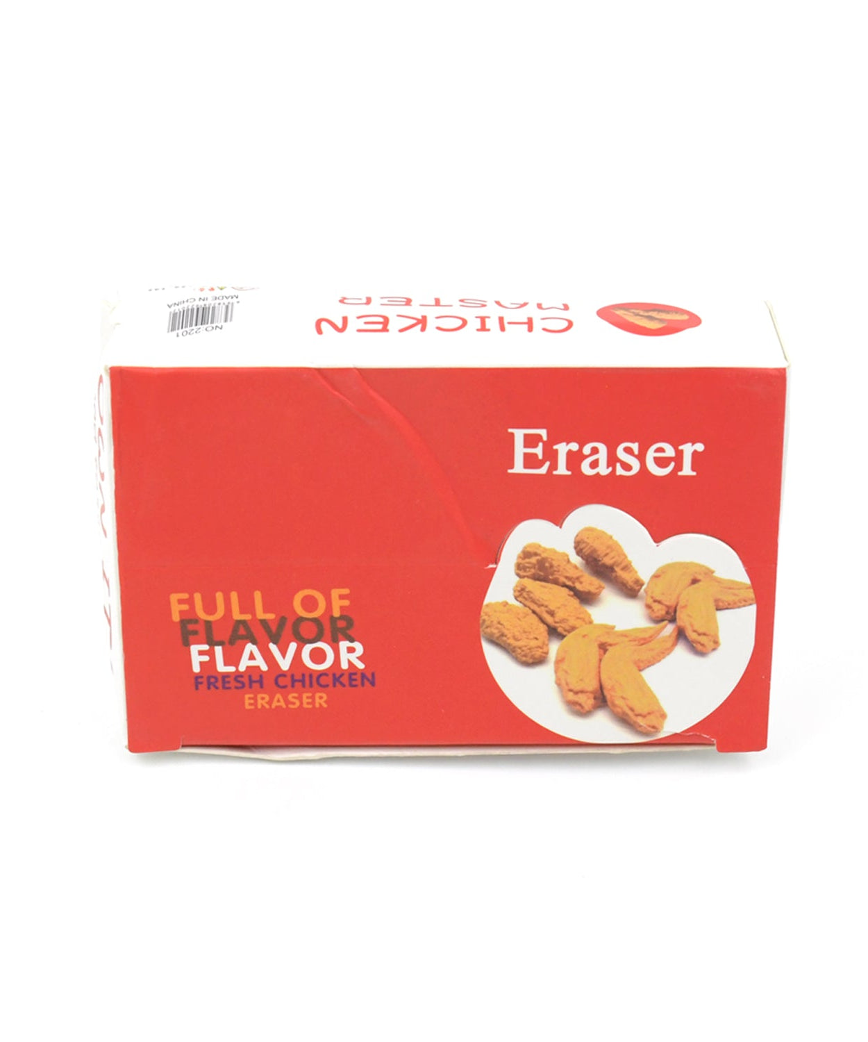 Cute Chicken Wing & Leg Erasers for Kids & Students (8 Pc Set)