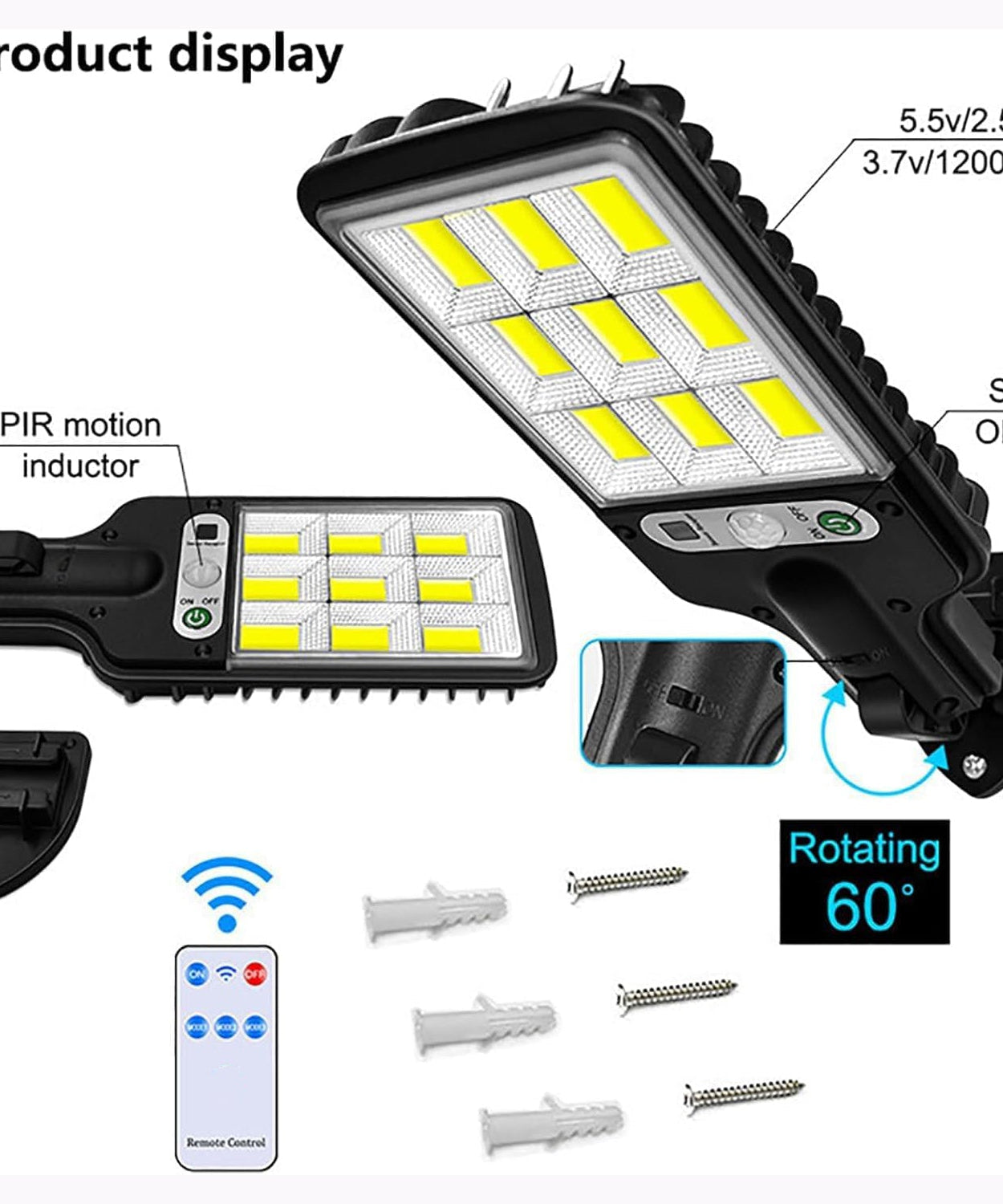 High-Power LED Solar Light