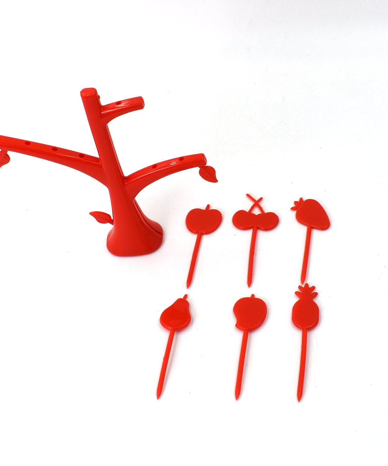 Set of 6 forks for fruits and salads