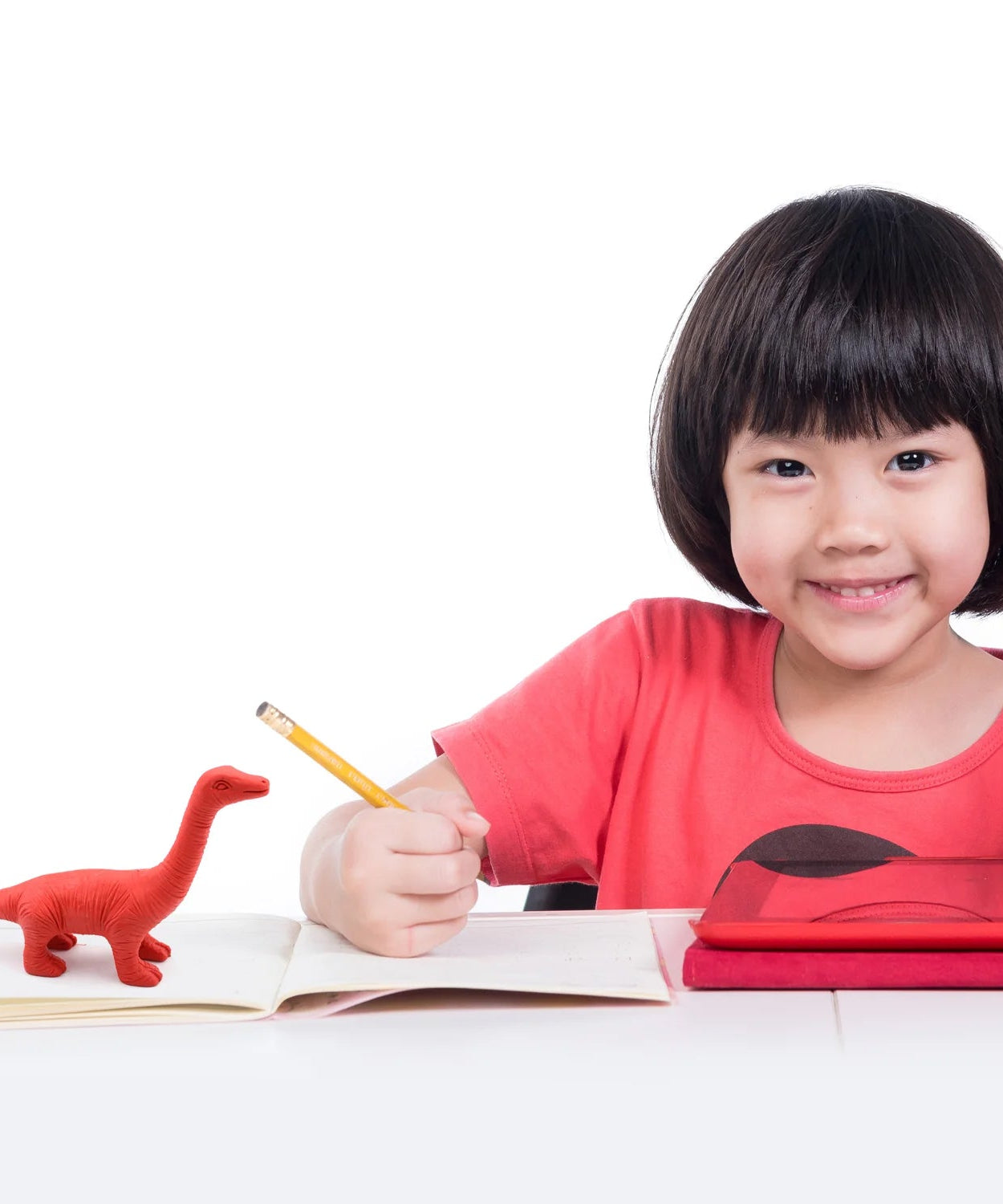 7 Piece Dinosaur Shaped Erasers for Kids - Animal Erasers, 3D Puzzle