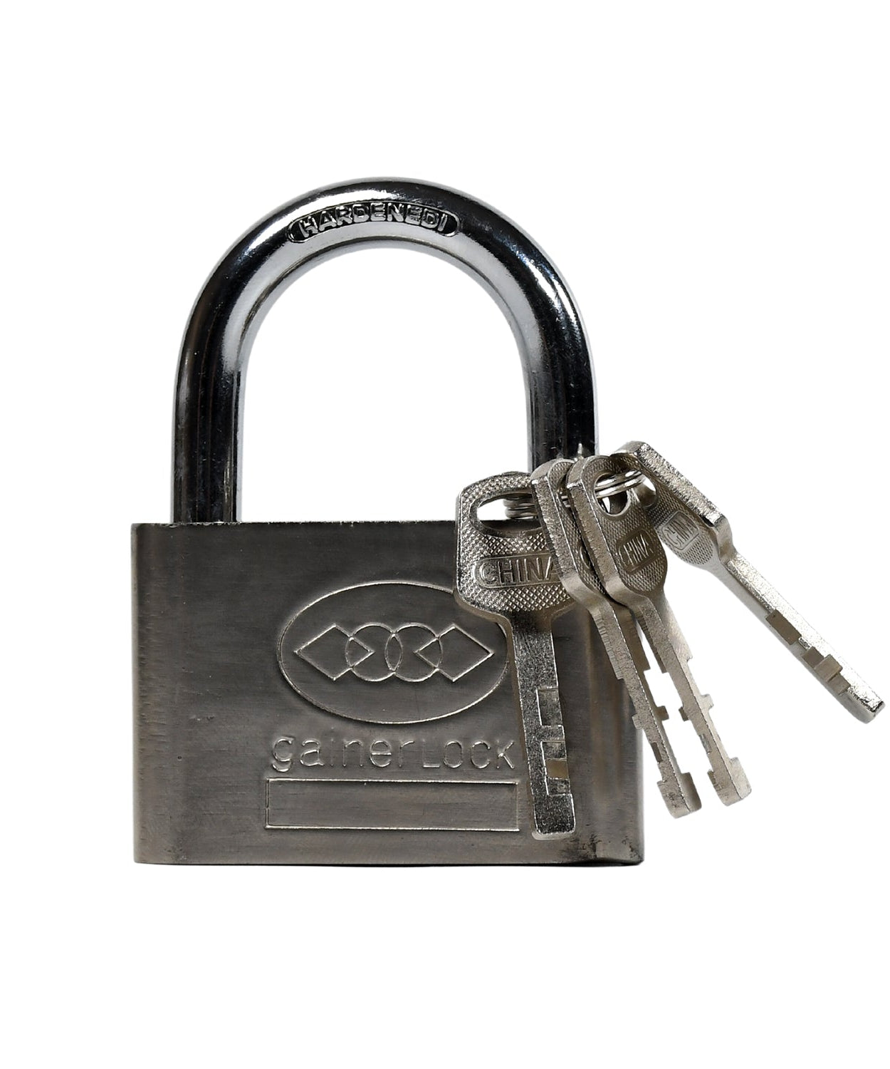 Compact padlock, robust design for enhanced protection