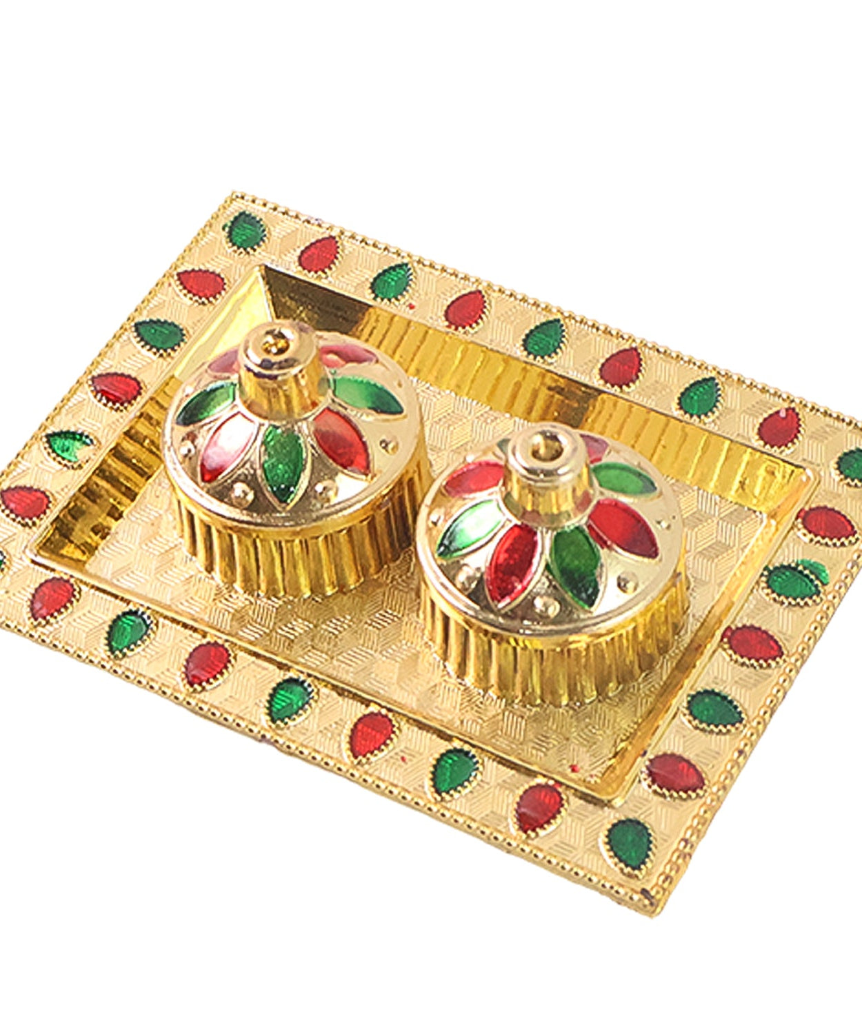 Rakasha Bandhan Special Puja Thali, Kumkum Thali Holder, Pooja Return Gift, Indian Housewarming Gifts, Brother / Bhai / Bhabhi / Sister / Family   for Rakshabandhan, Diwali