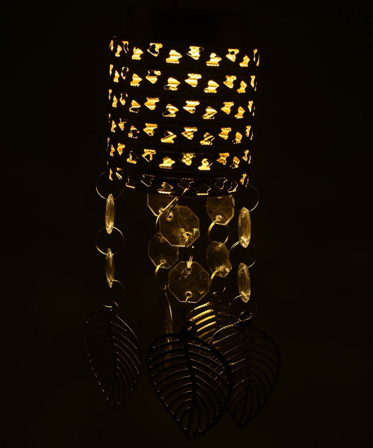 Stylish small golden jhoomer for home, elegant and fancy