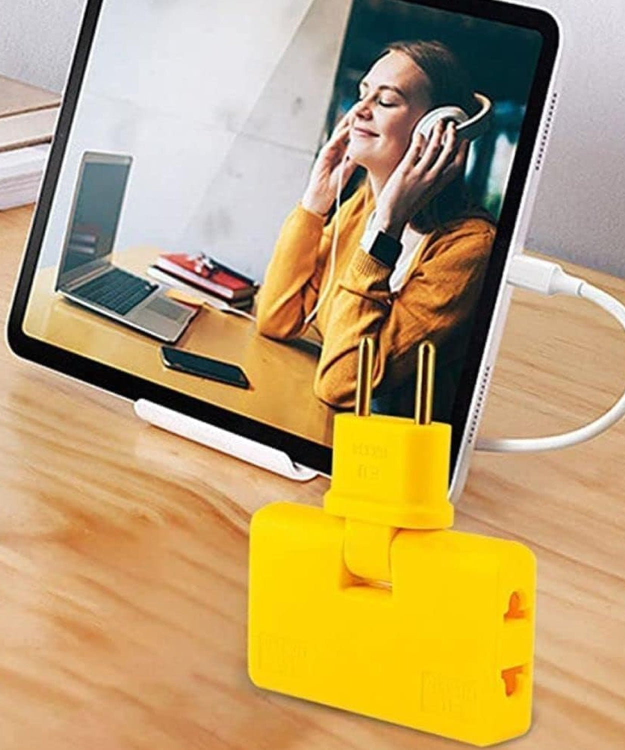 Wireless 3in1 Foldable Wall Plug Socket