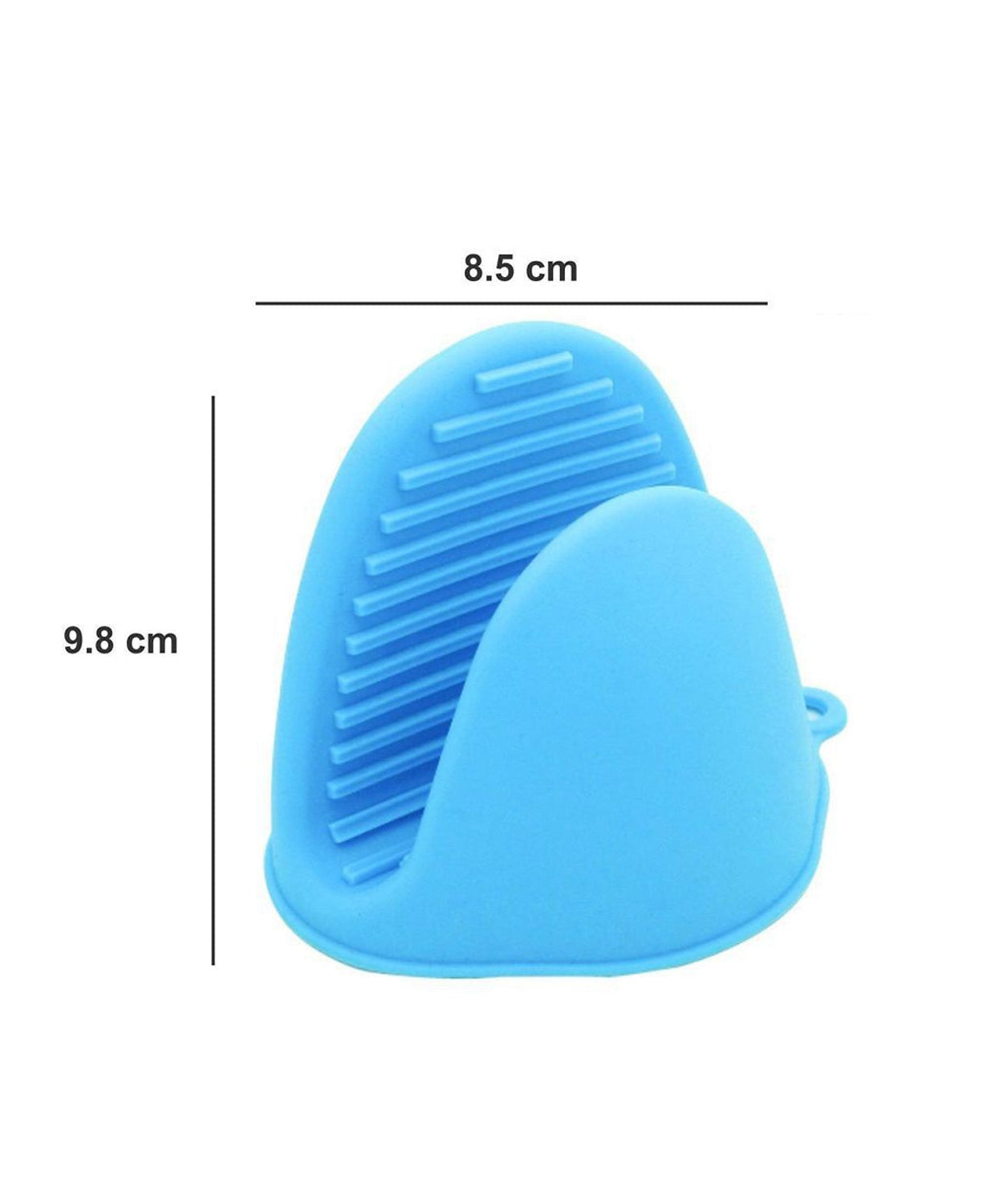 Silicone potholder with a patterned grip for secure handling