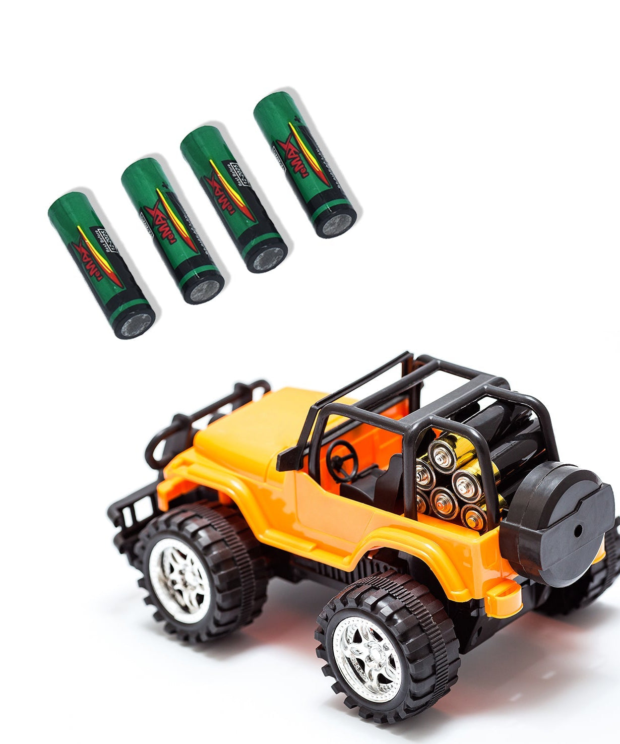 AA alkaline batteries for performance