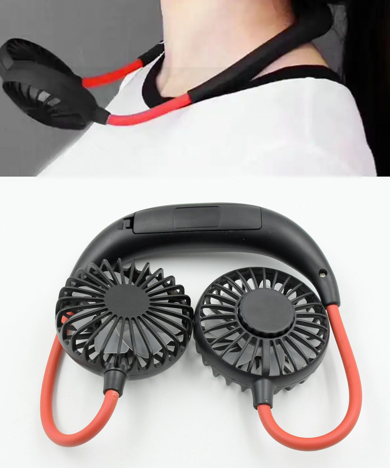 USB rechargeable mini fan for camping