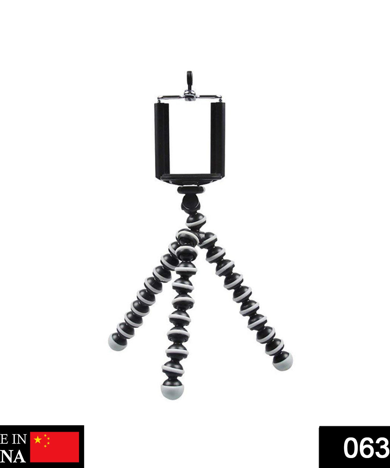 6-inch flexible tripod for cameras.